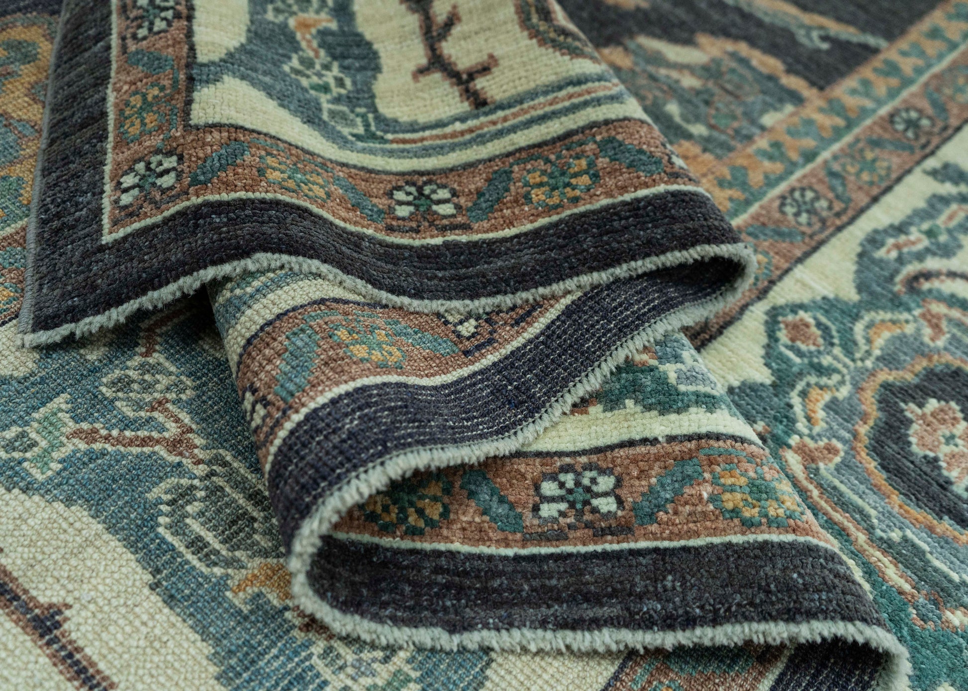 Turkish Oushak Antique Look Rug 8'4" x 10'9" #20060