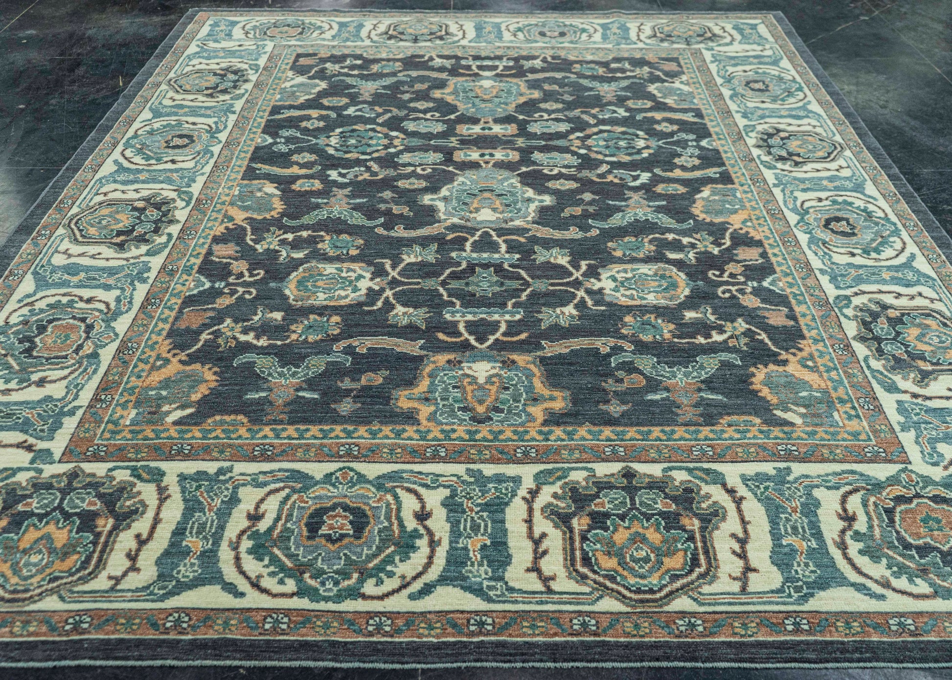 Turkish Oushak Antique Look Rug 8'3" x 10'4" #20067