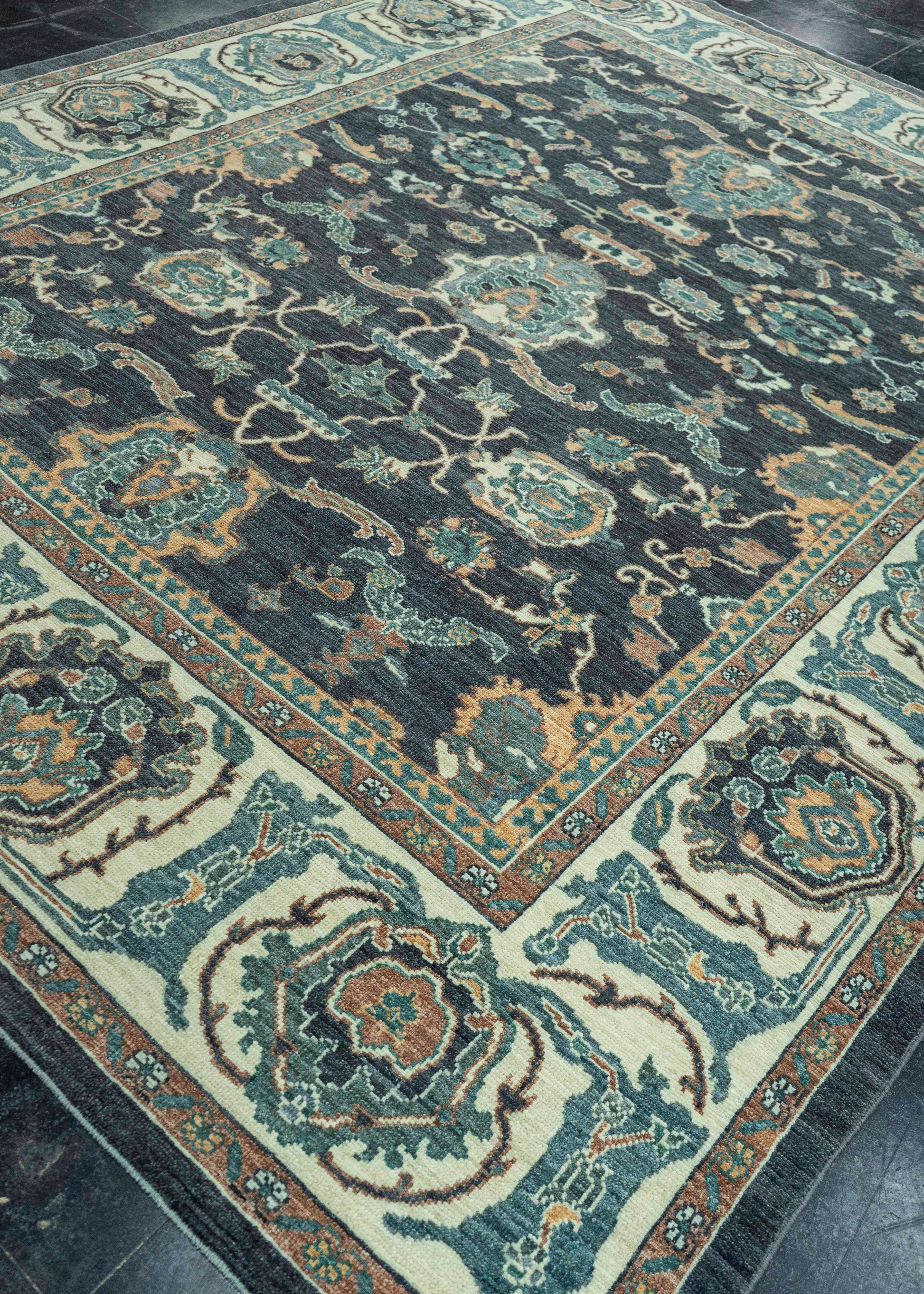 Turkish Oushak Antique Look Rug 8'3" x 10'4" #20067