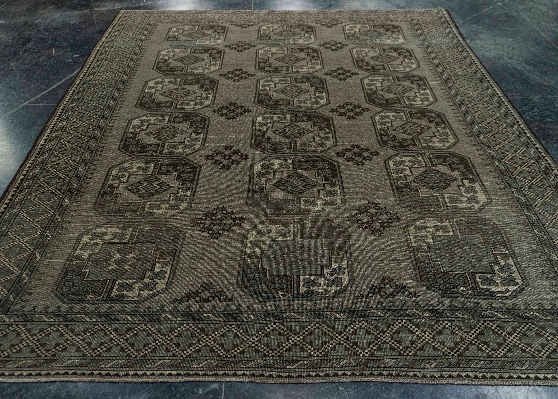 Turkish Vintage Rug 7'6" x 9'7" #20901