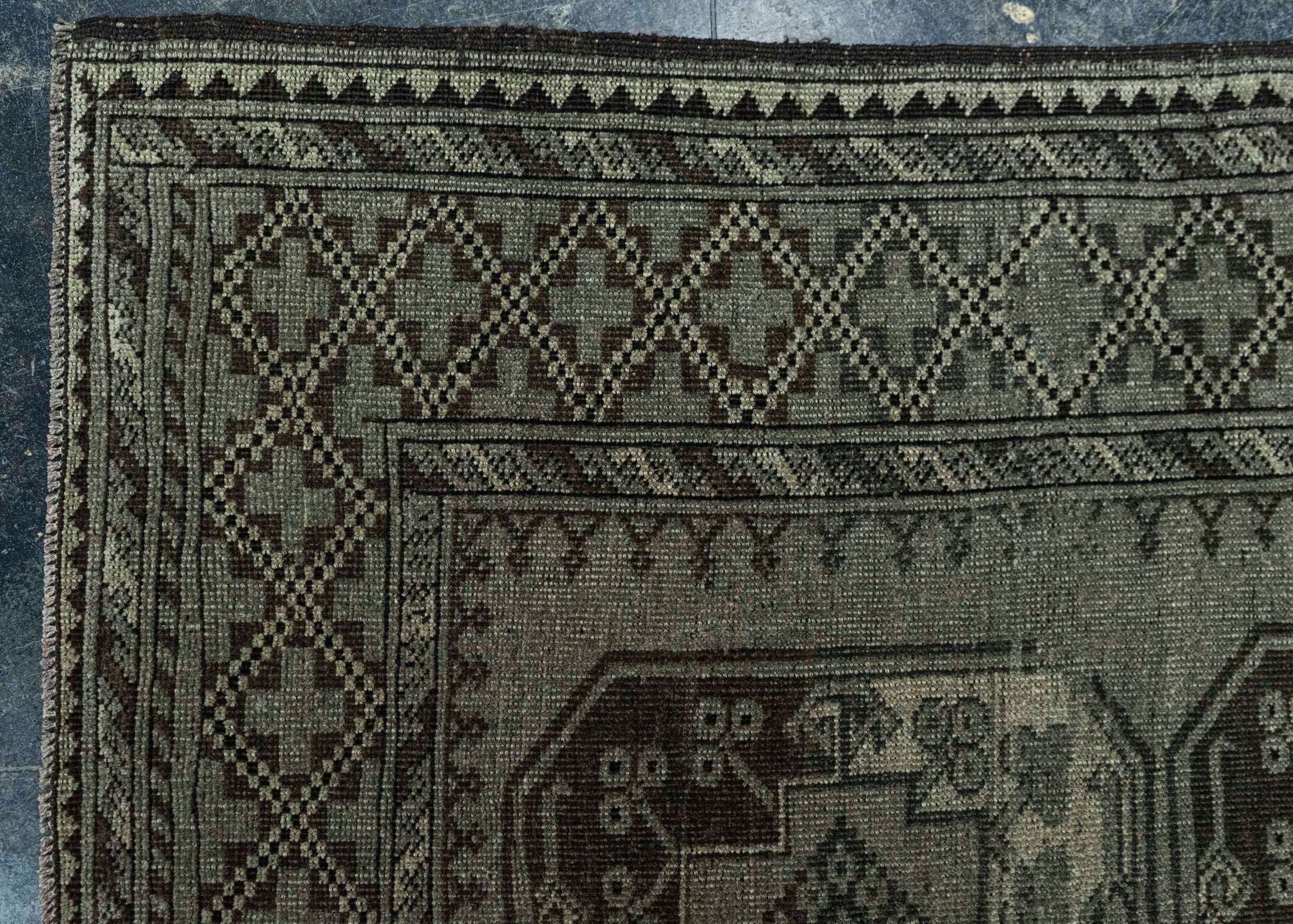 Turkish Vintage Rug 7'6" x 9'7" #20901
