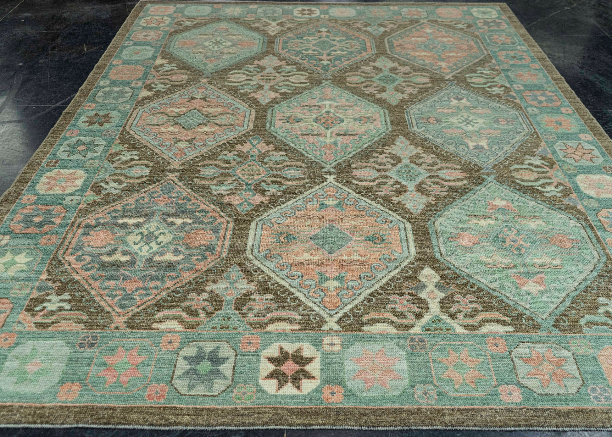 Turkish Oushak Rug 7'11" x 10'2" #20044