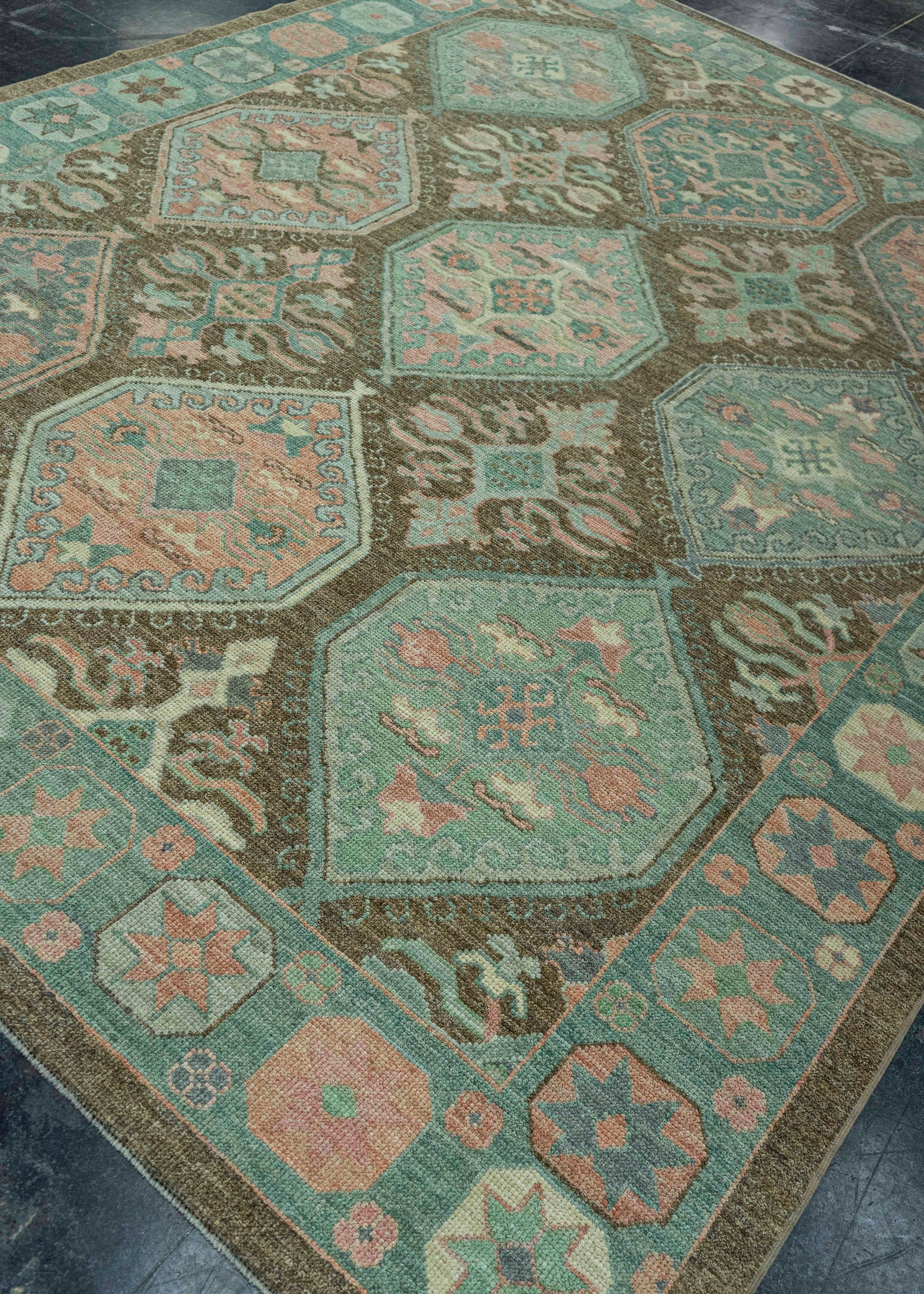 Turkish Oushak Rug 7'11" x 10'2" #20044