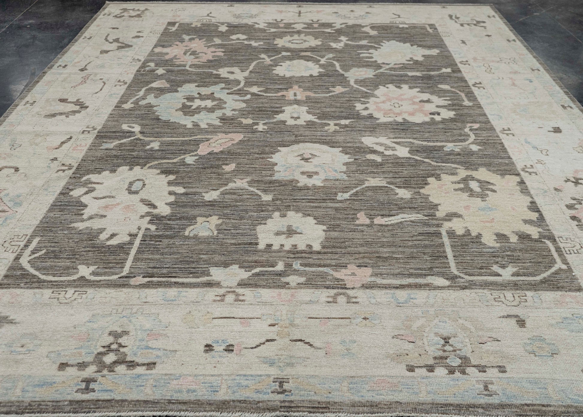Oushak Rug 9'2" x 12'2" #23528