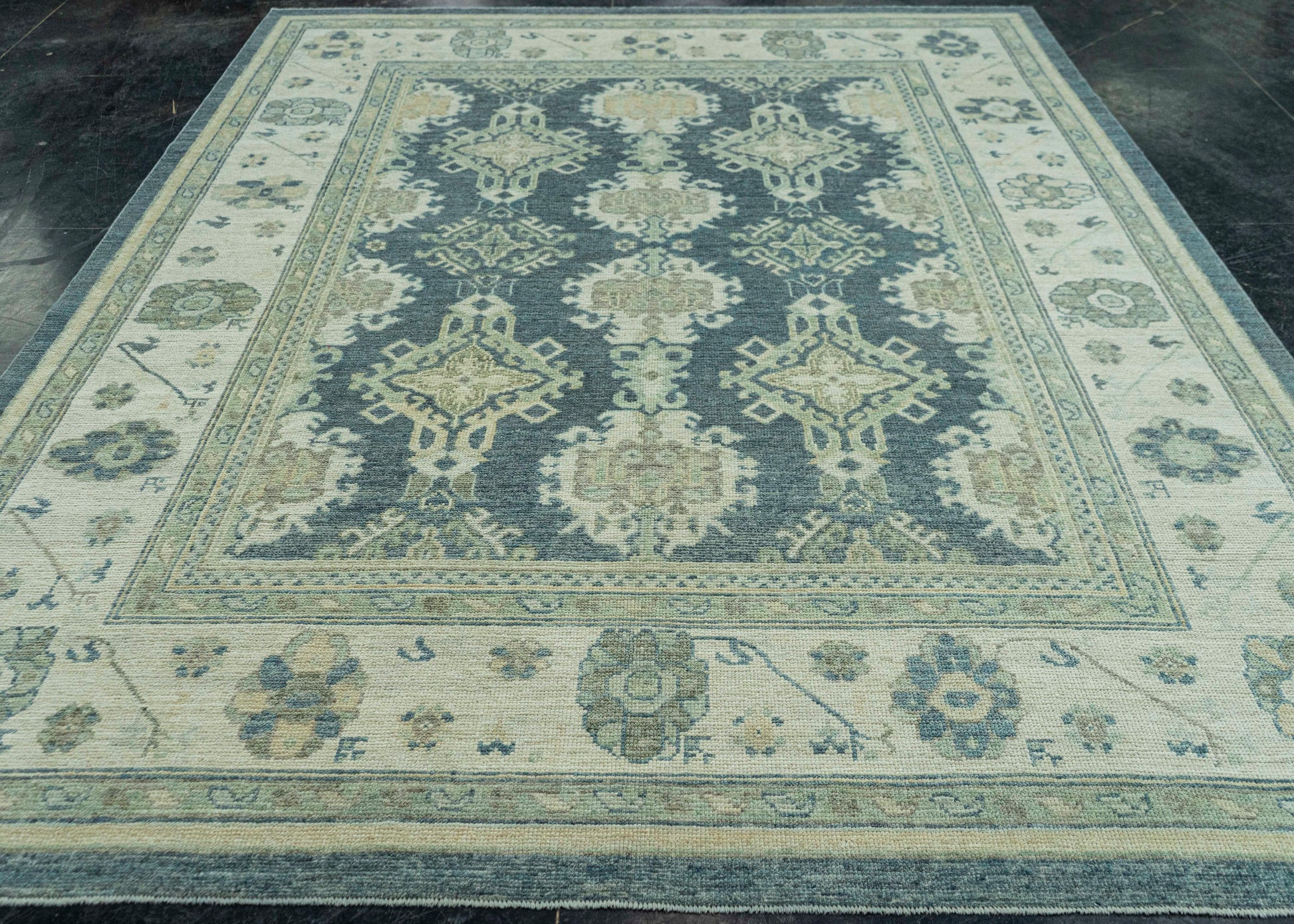 Turkish Oushak Rug 8'1" x 10'2" #19513