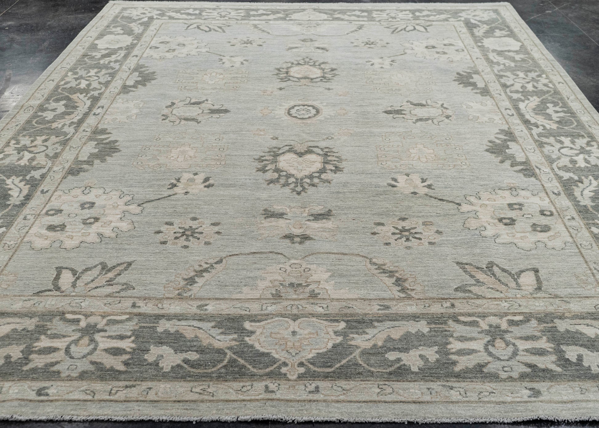 Oushak Rug 9' x 11'8" #23523