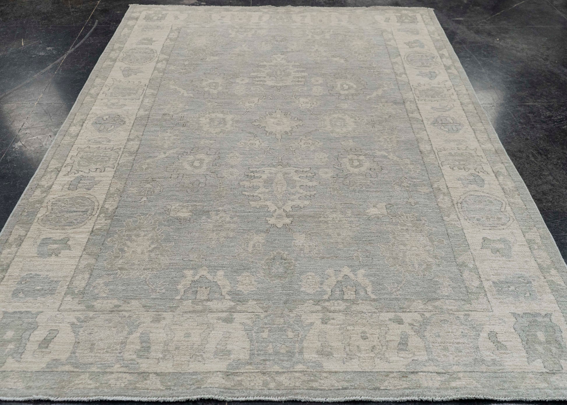 Oushak Rug 5'11" x 9' #23542