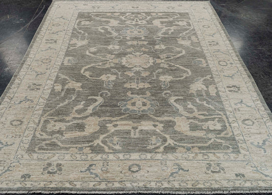 Oushak Rug 6'1" x 8'7" #23541
