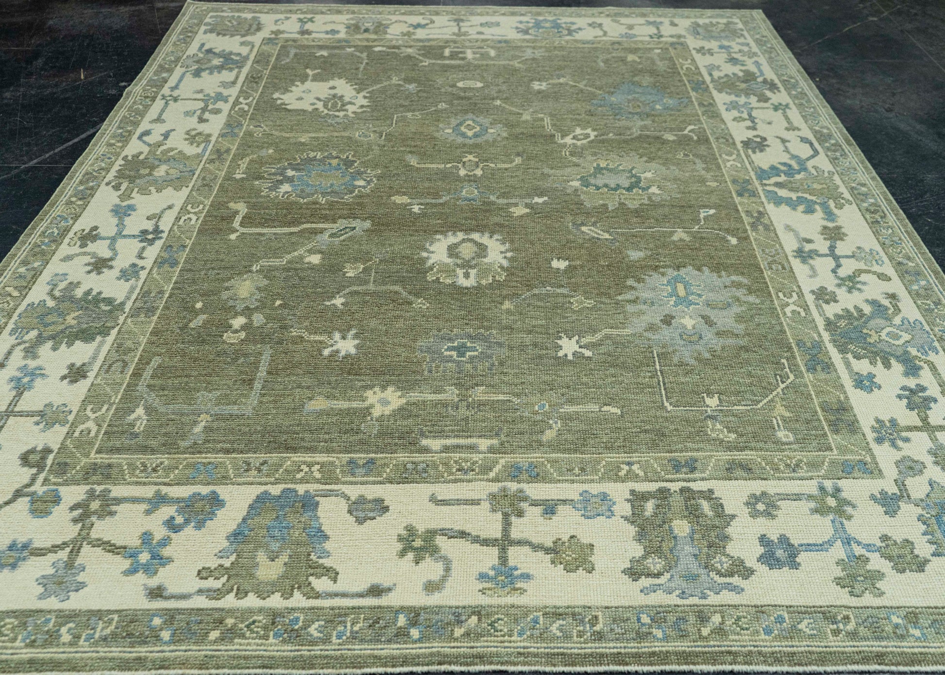 Turkish Oushak Rug 7'6" x 10'2" #19147