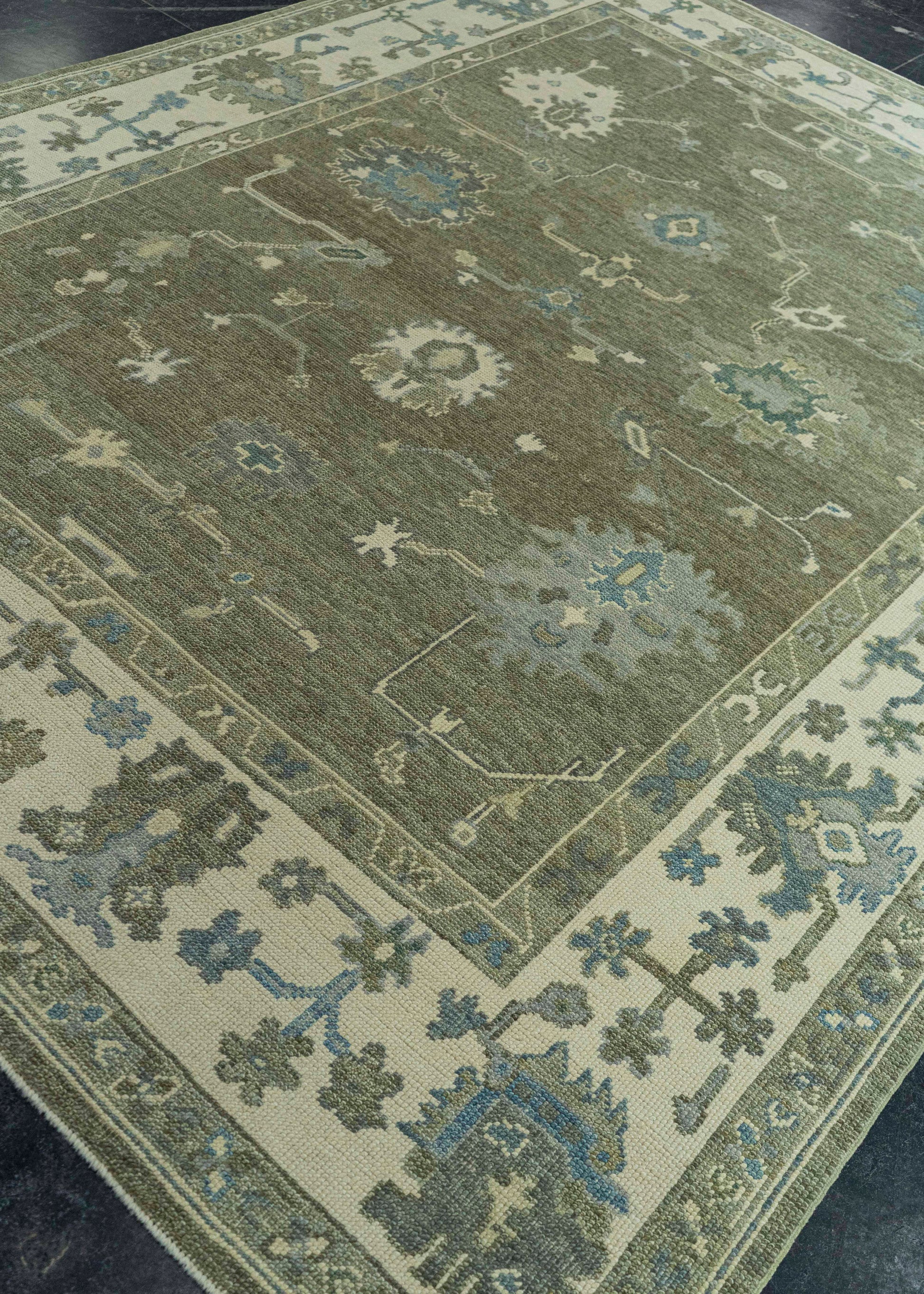 Turkish Oushak Rug 7'6" x 10'2" #19147