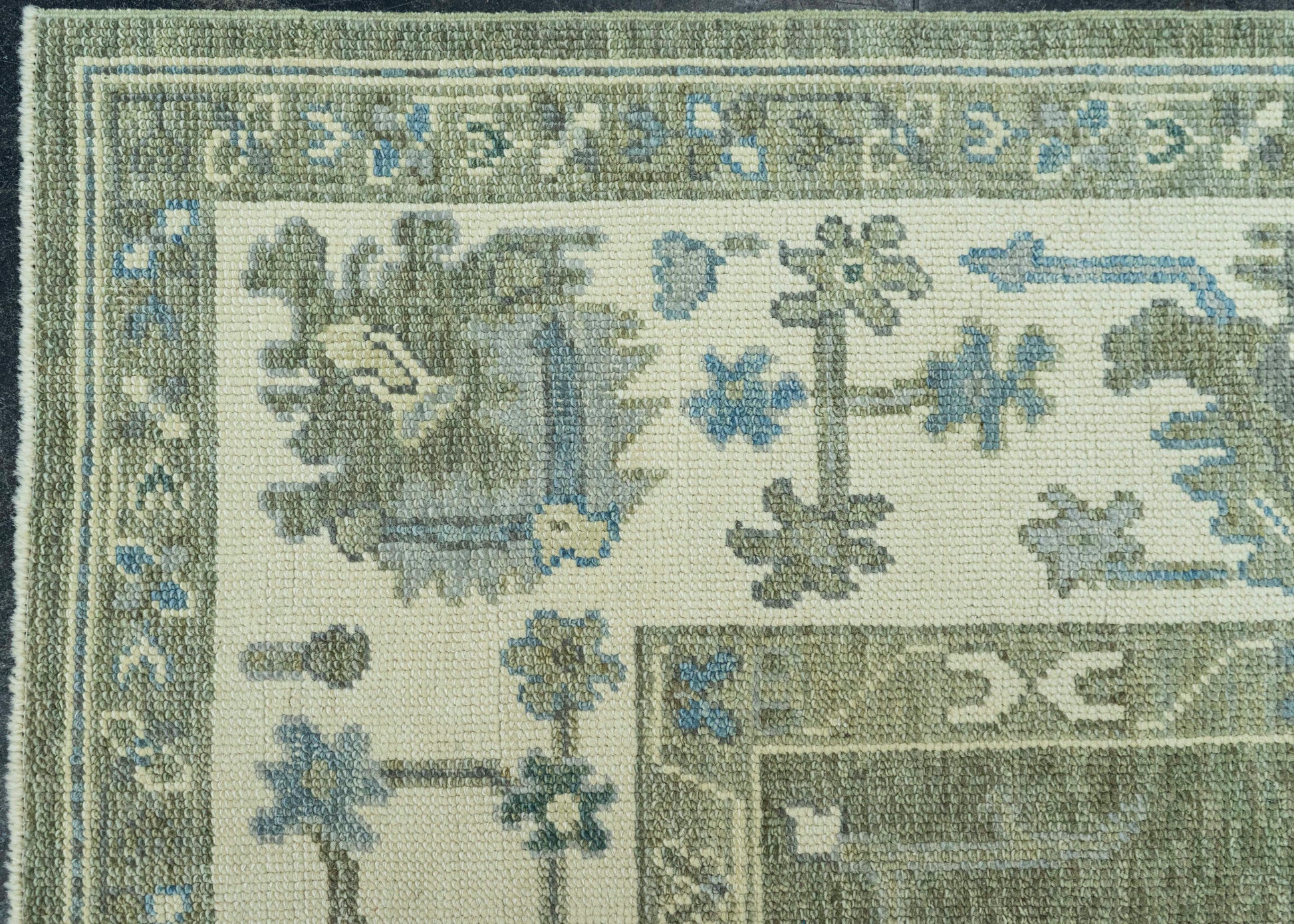 Turkish Oushak Rug 7'6" x 10'2" #19147