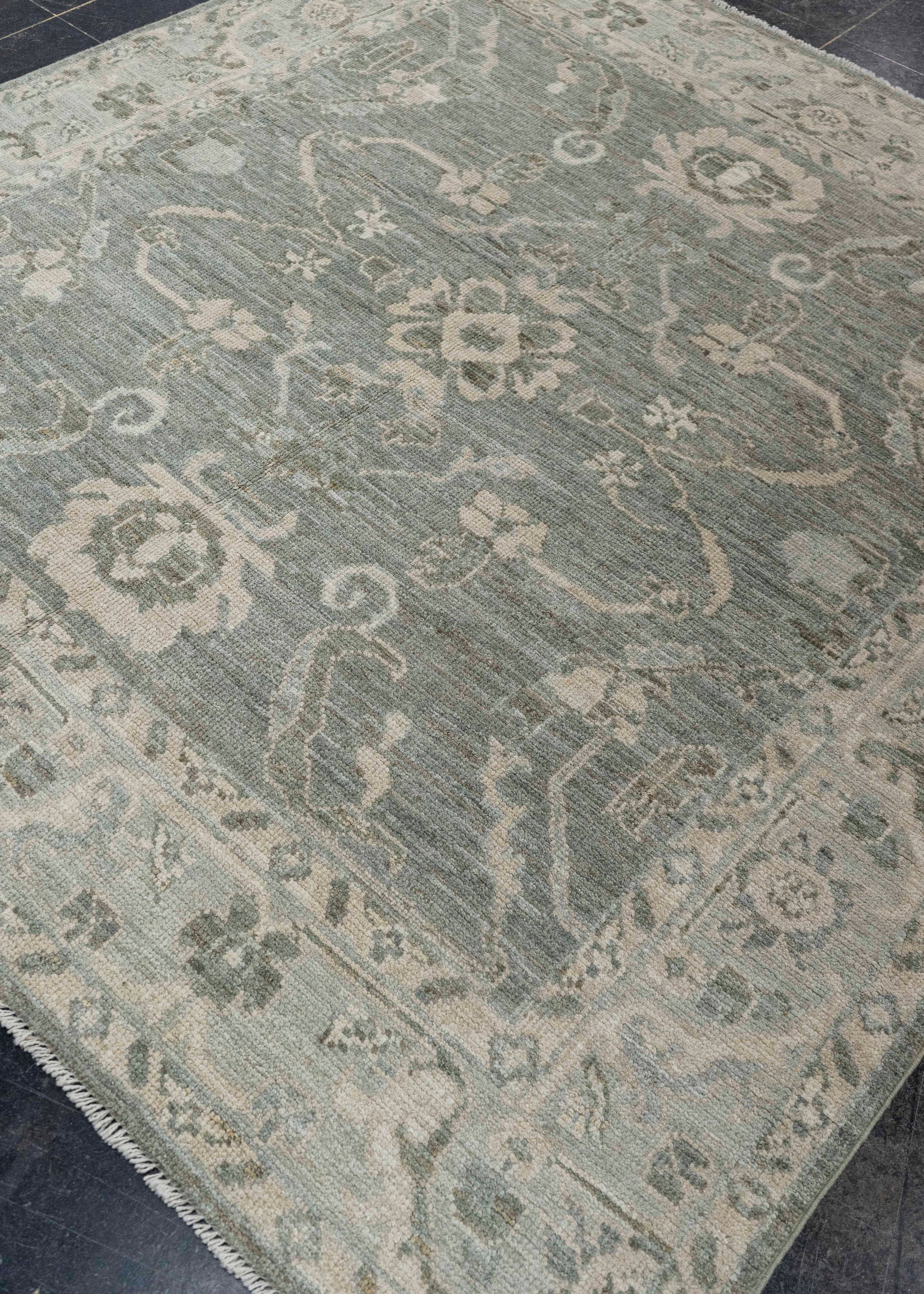 Oushak Rug 5'10" x 6'2" #23544