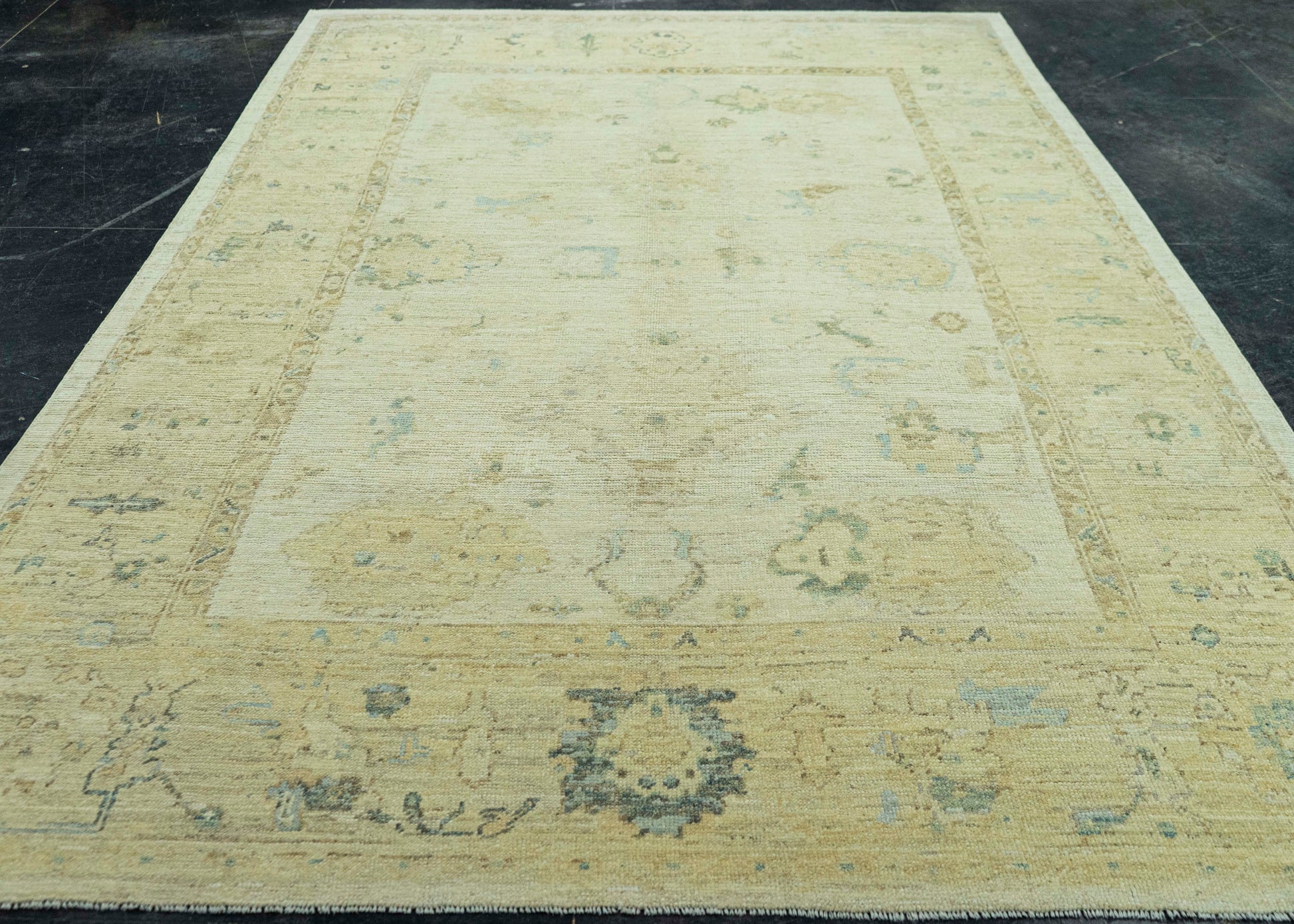 Turkish Oushak Rug 7'2" x 11'5" #19096