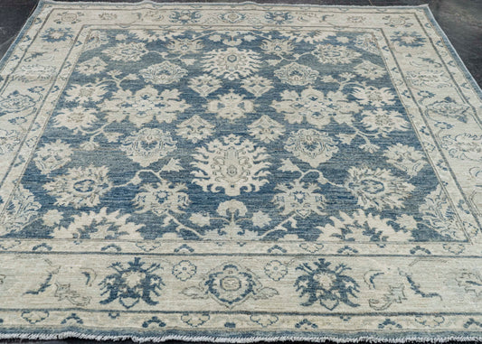 Oushak Square Rug 6'10" x 6'11" #23545