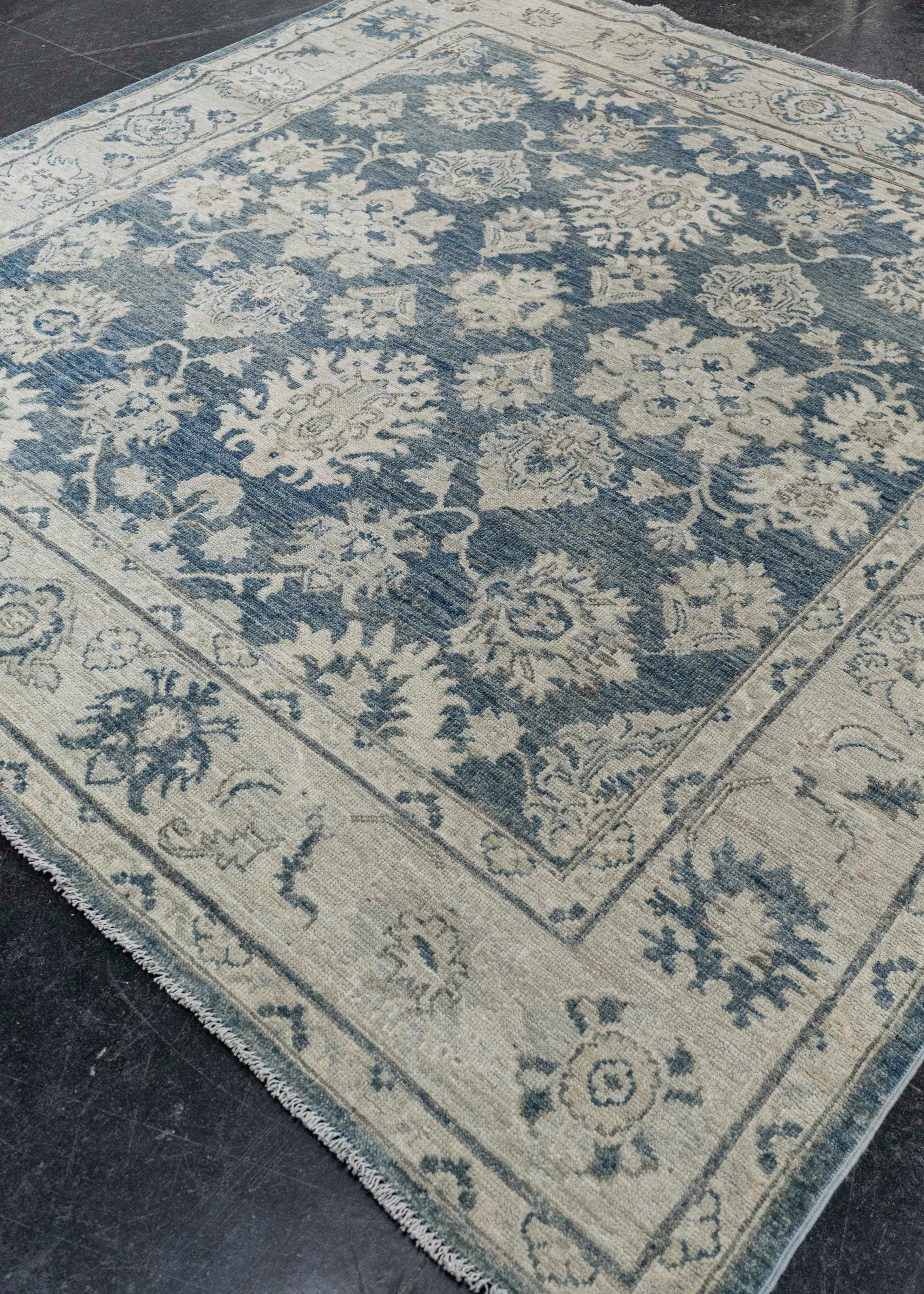 Oushak Square Rug 6'10" x 6'11" #23545