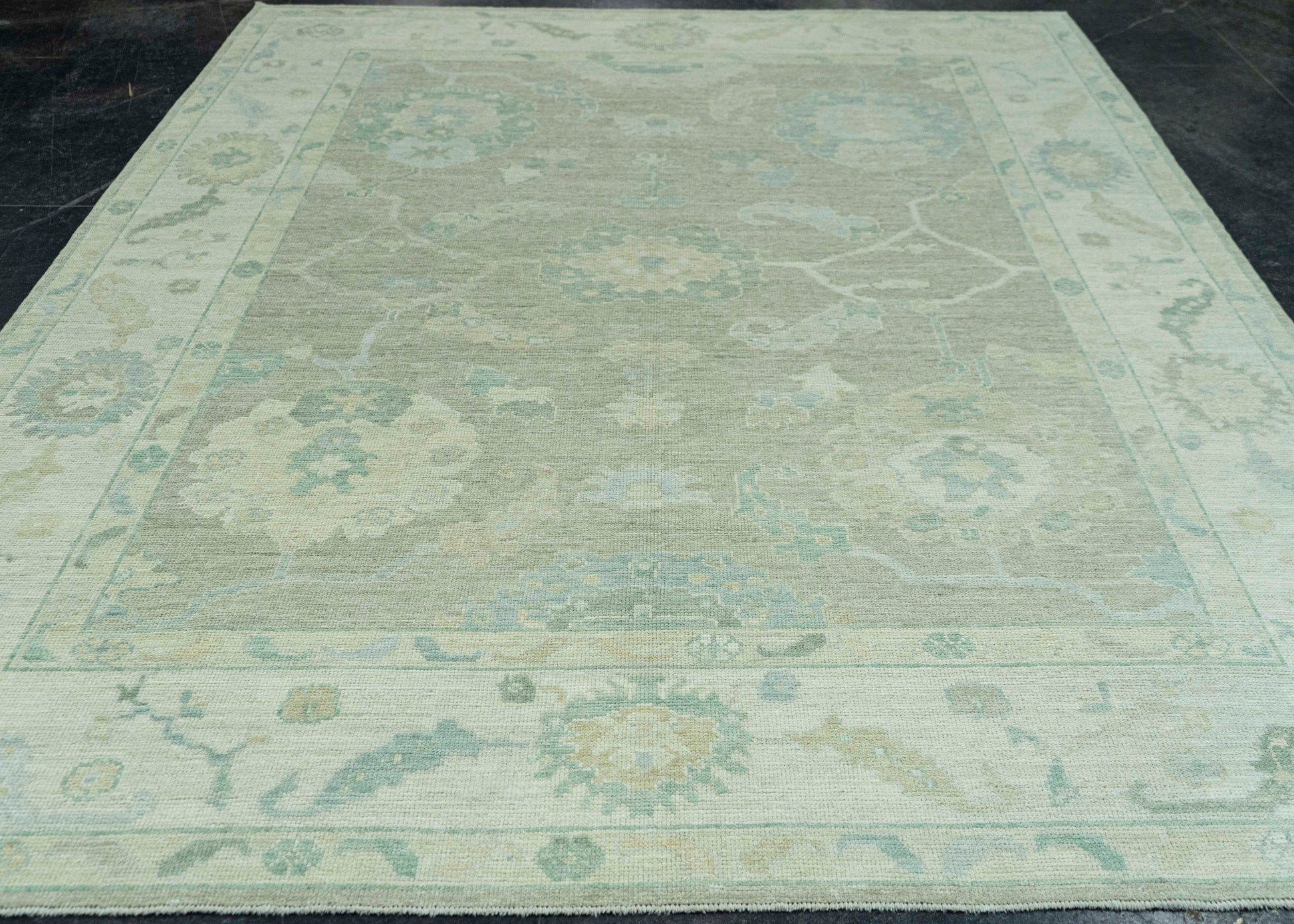 Turkish Oushak Rug 8' x 10'3" #19305