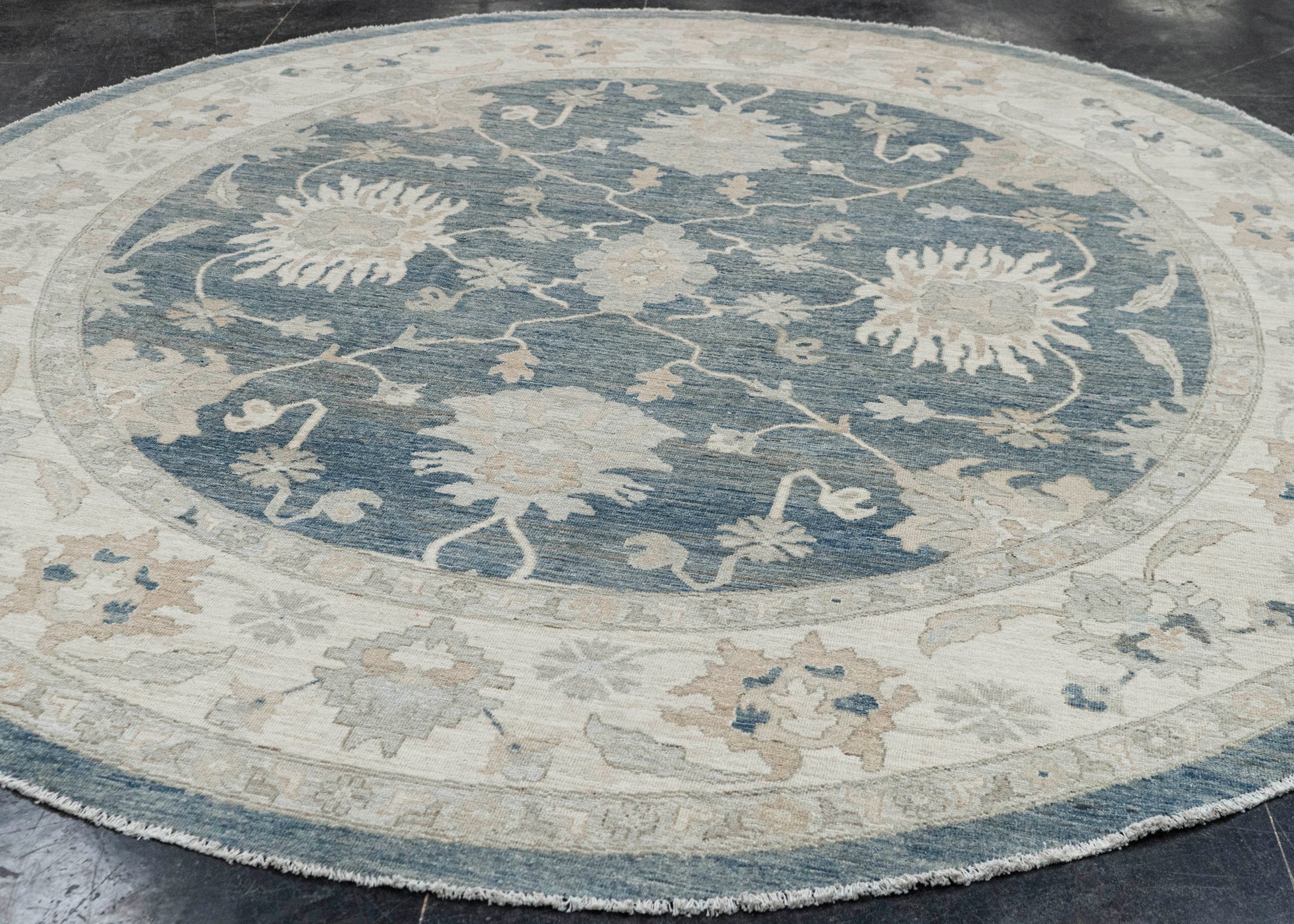 Oushak Round Rug 9'11" x 10'1" #23547