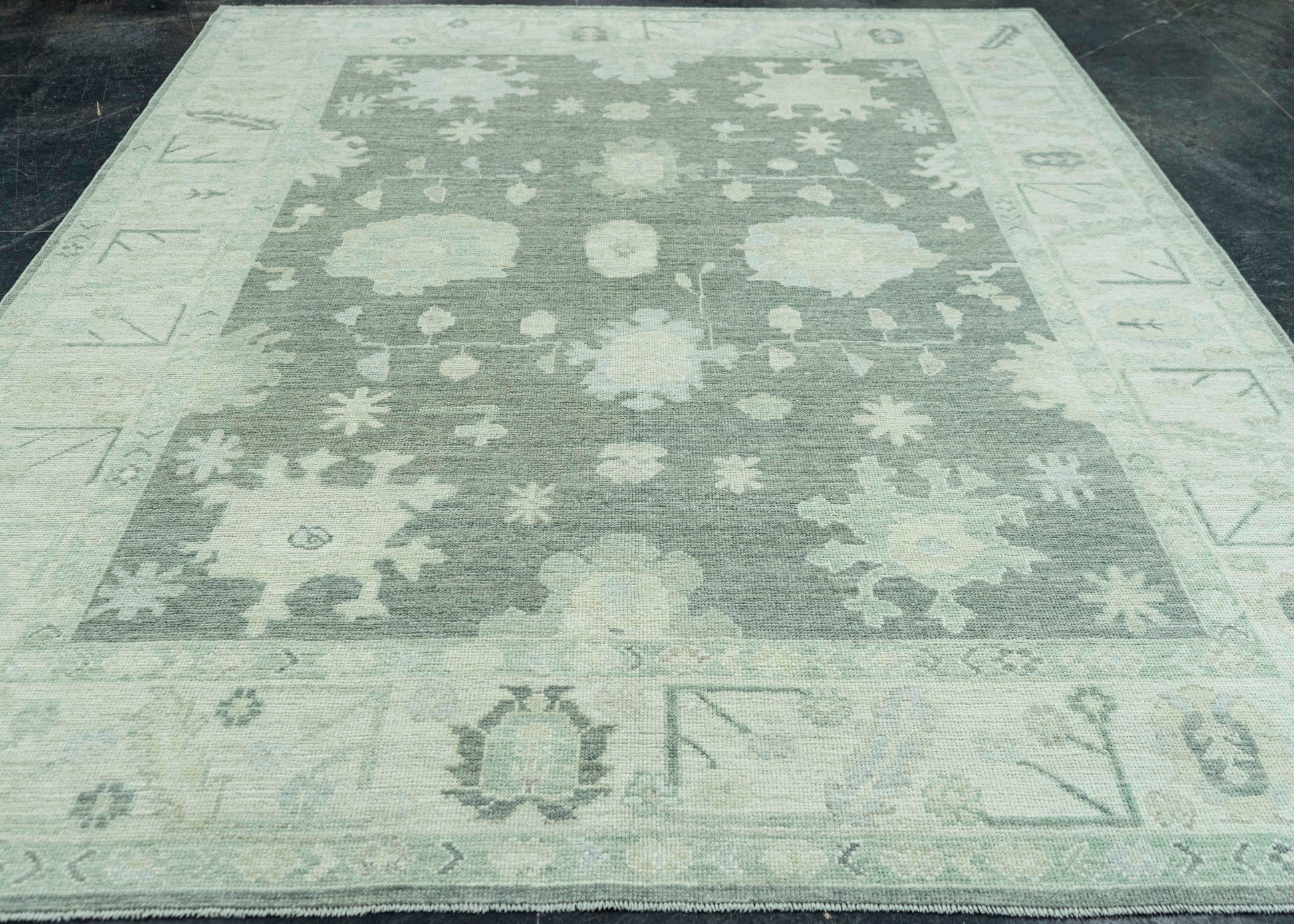 Turkish Oushak Rug 8' x 10'5" #19427