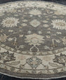 Oushak Round Rug 8'11" x 8'10" #23546