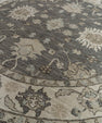Oushak Round Rug 8'11" x 8'10" #23546