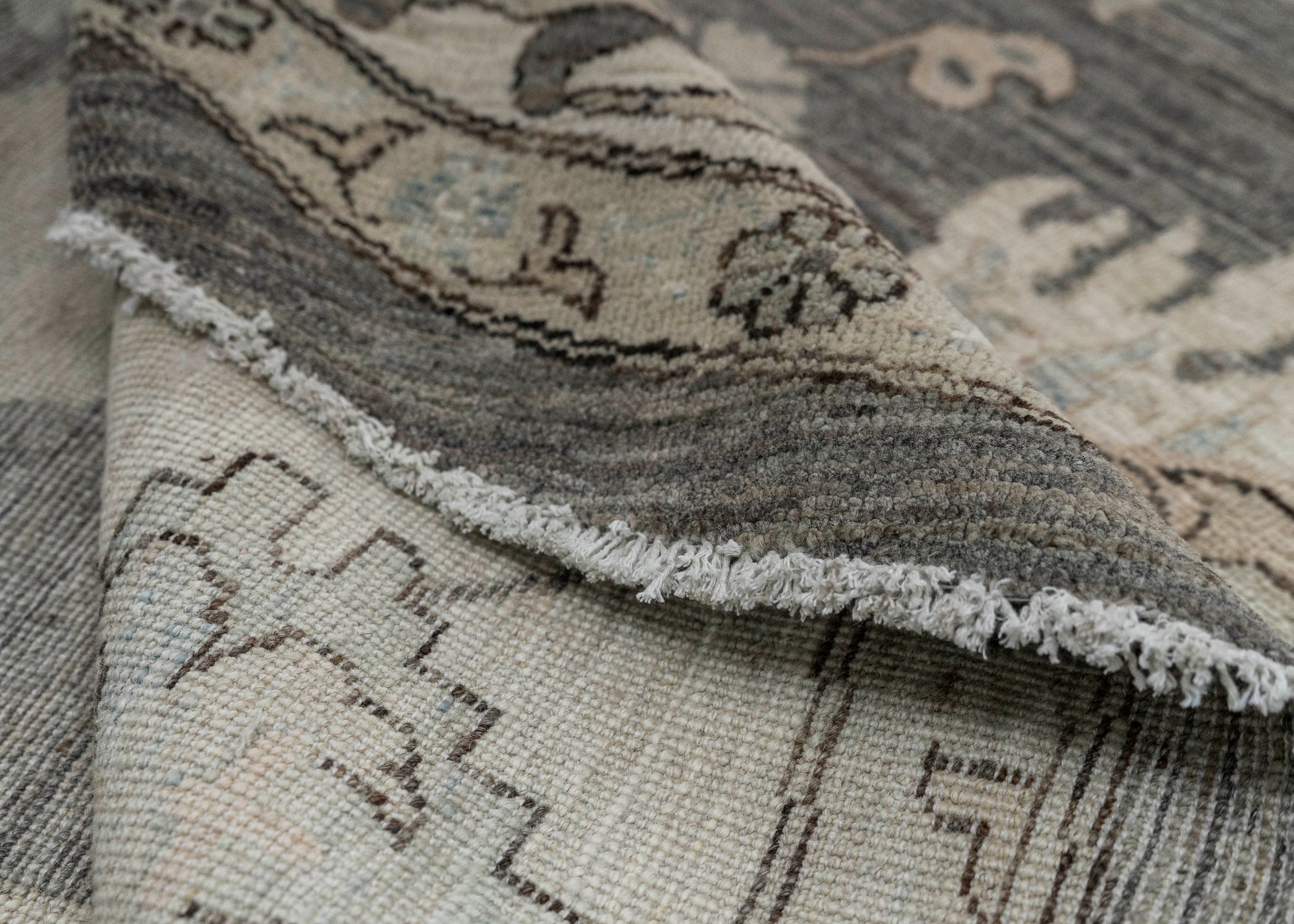 Oushak Round Rug 8'11" x 8'10" #23546