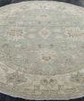 Oushak Round Rug 7'0" x 6'8" #23549