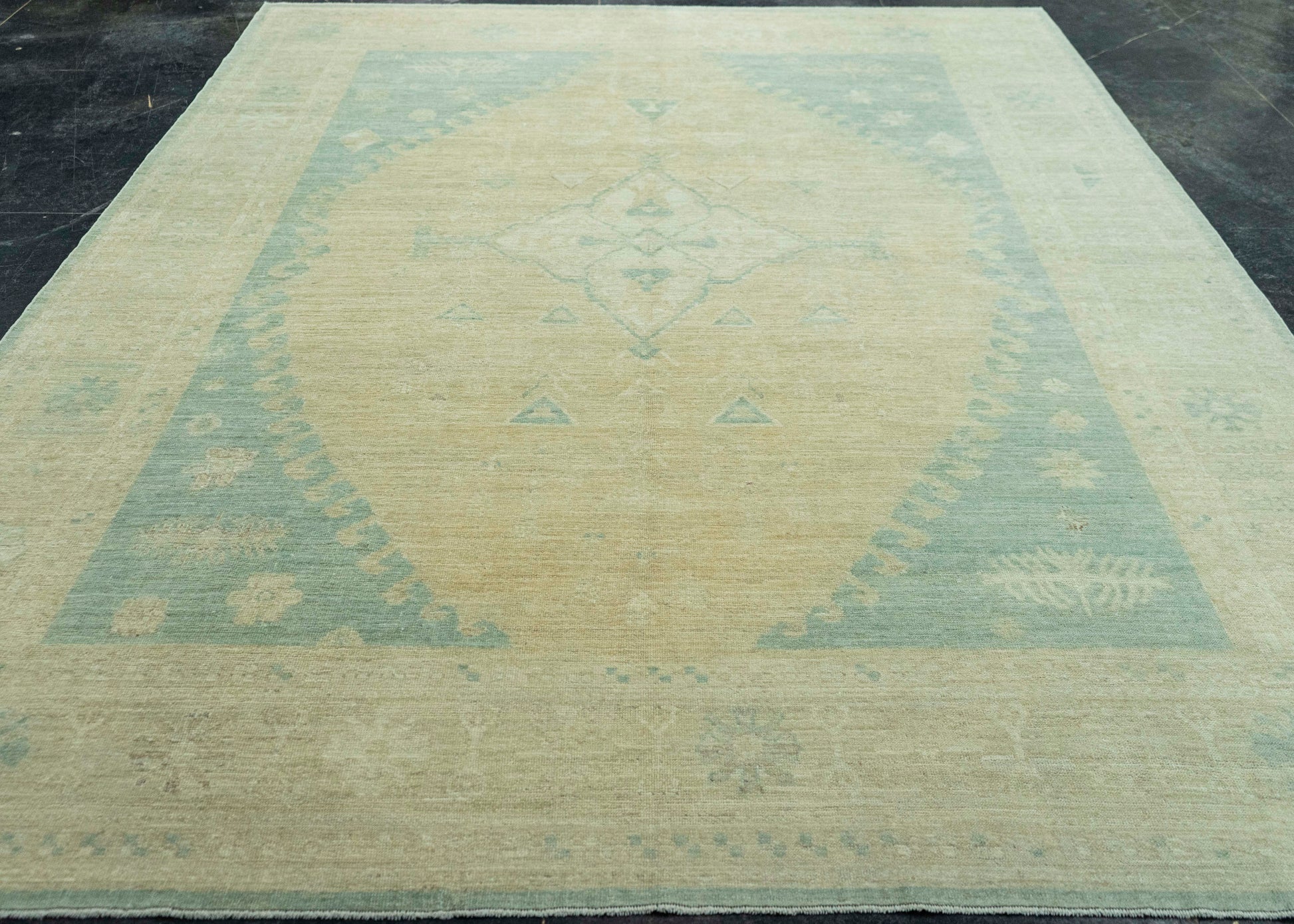 Turkish Oushak Antique Look Rug 8'2" x 10'11" #20075