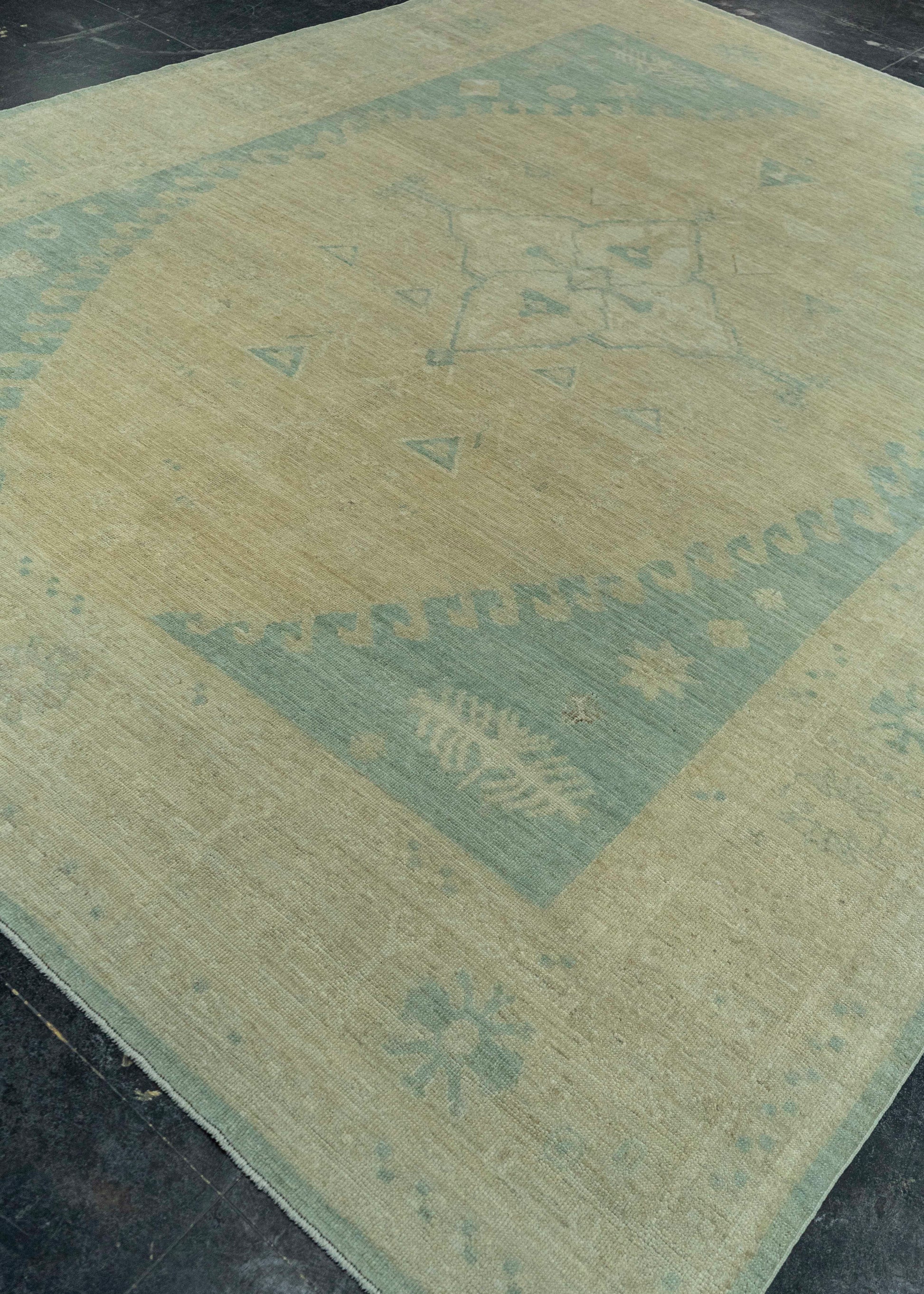 Turkish Oushak Antique Look Rug 8'2" x 10'11" #20075