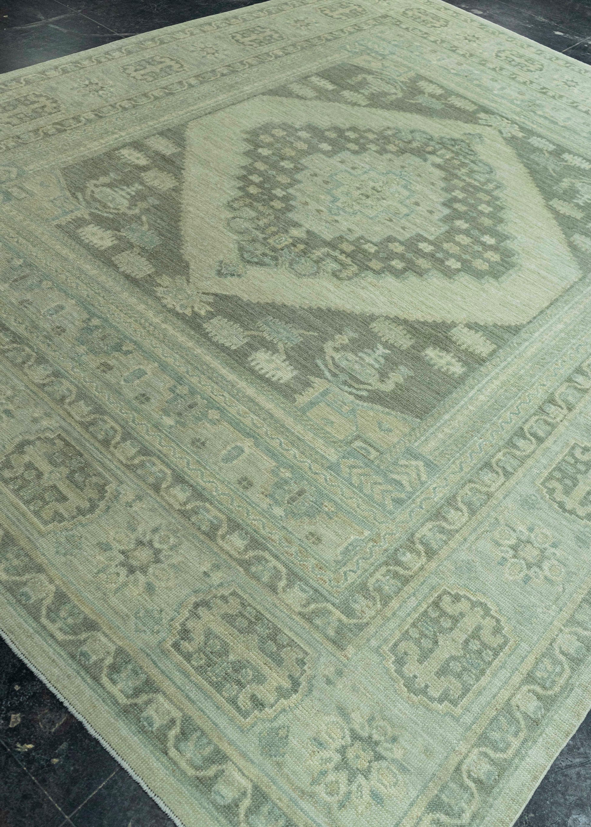 Turkish Oushak Antique Look Rug 8'2" x 10'7" #20049