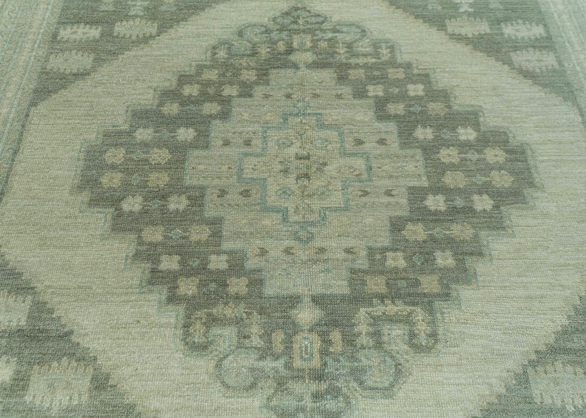 Turkish Oushak Antique Look Rug 8'2" x 10'7" #20049