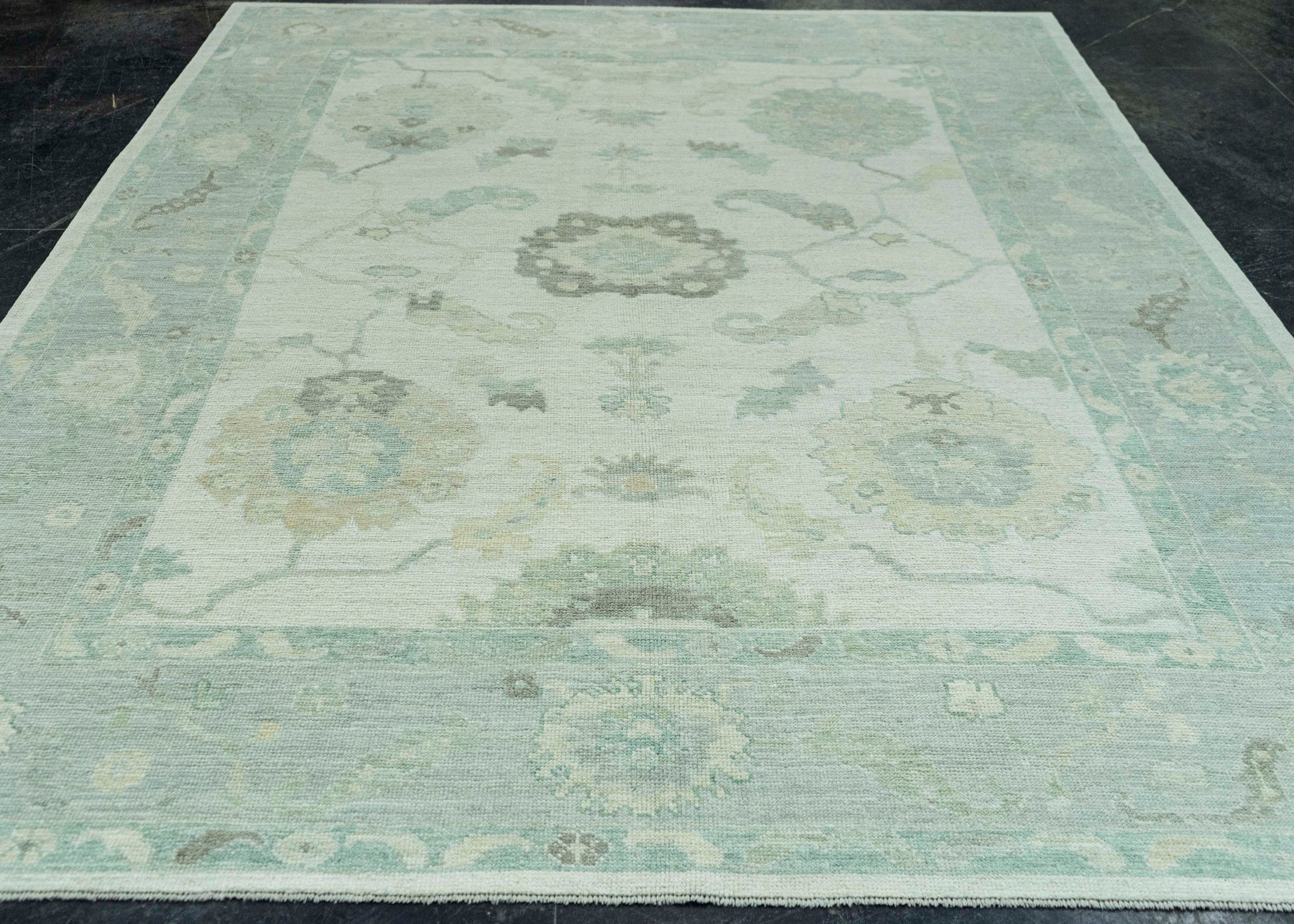 Turkish Oushak Rug 7'11" x 9'10" #19332