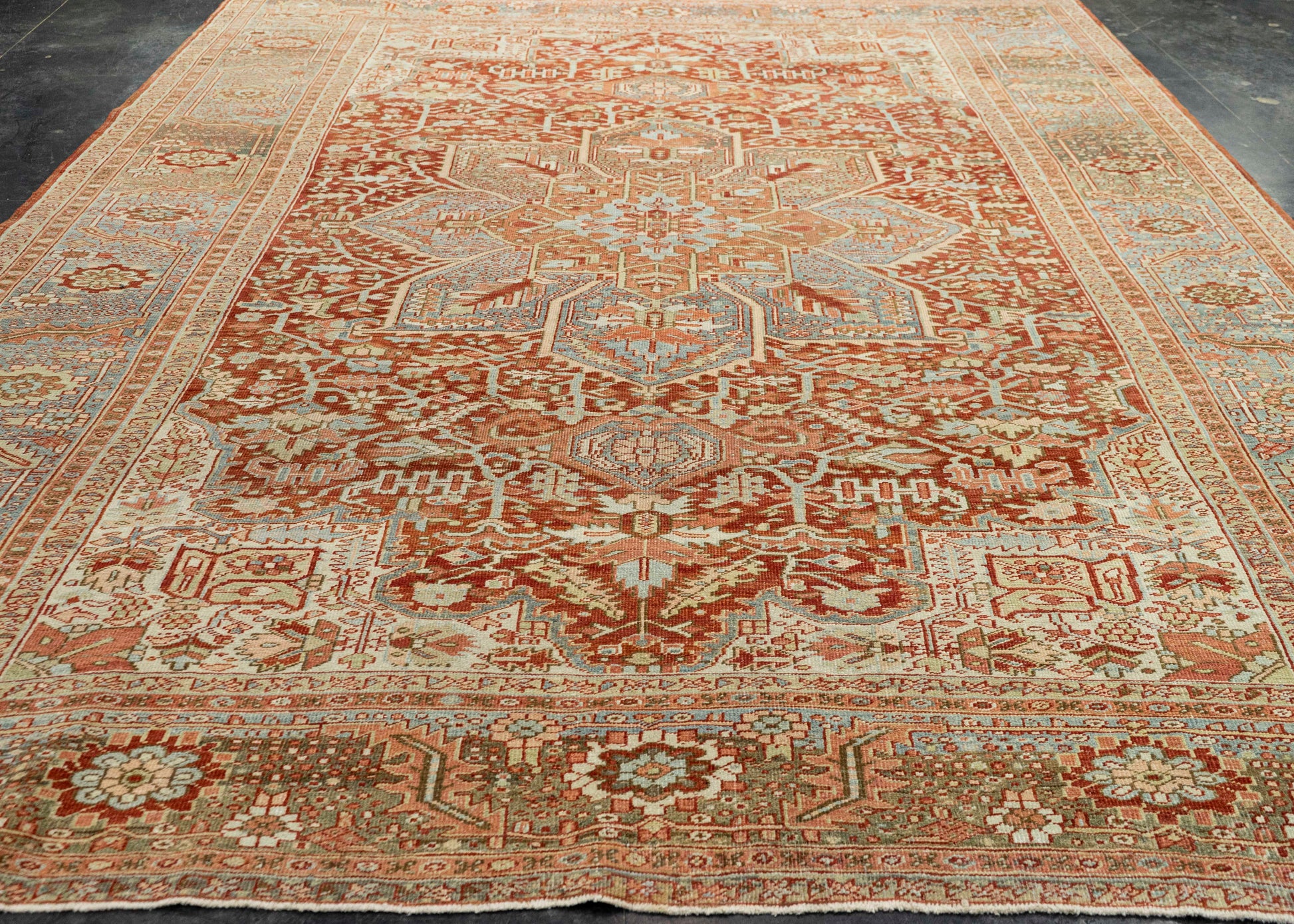 Turkish Vintage Rug  9'11" x 13'1" #22854