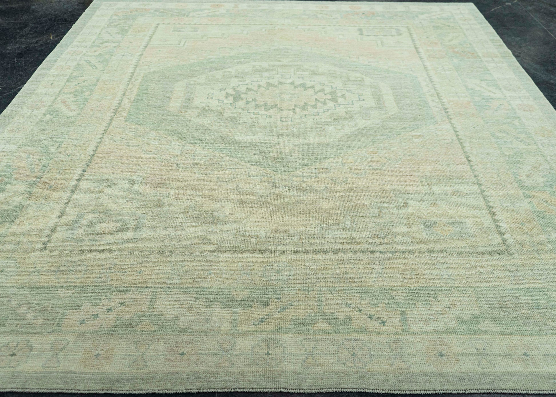 Turkish Oushak Rug 8'5" x 10'2" #19336