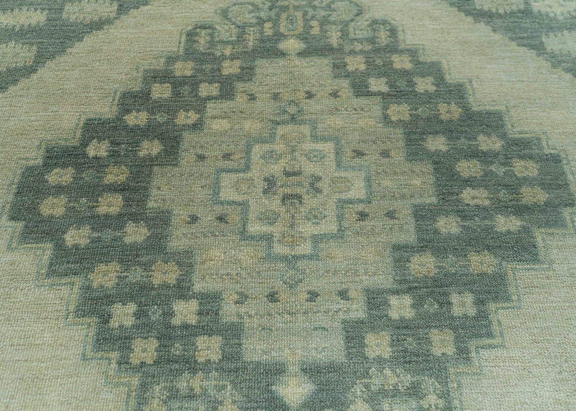 Turkish Oushak Antique Look Rug 8'7" x 10'10" #20048