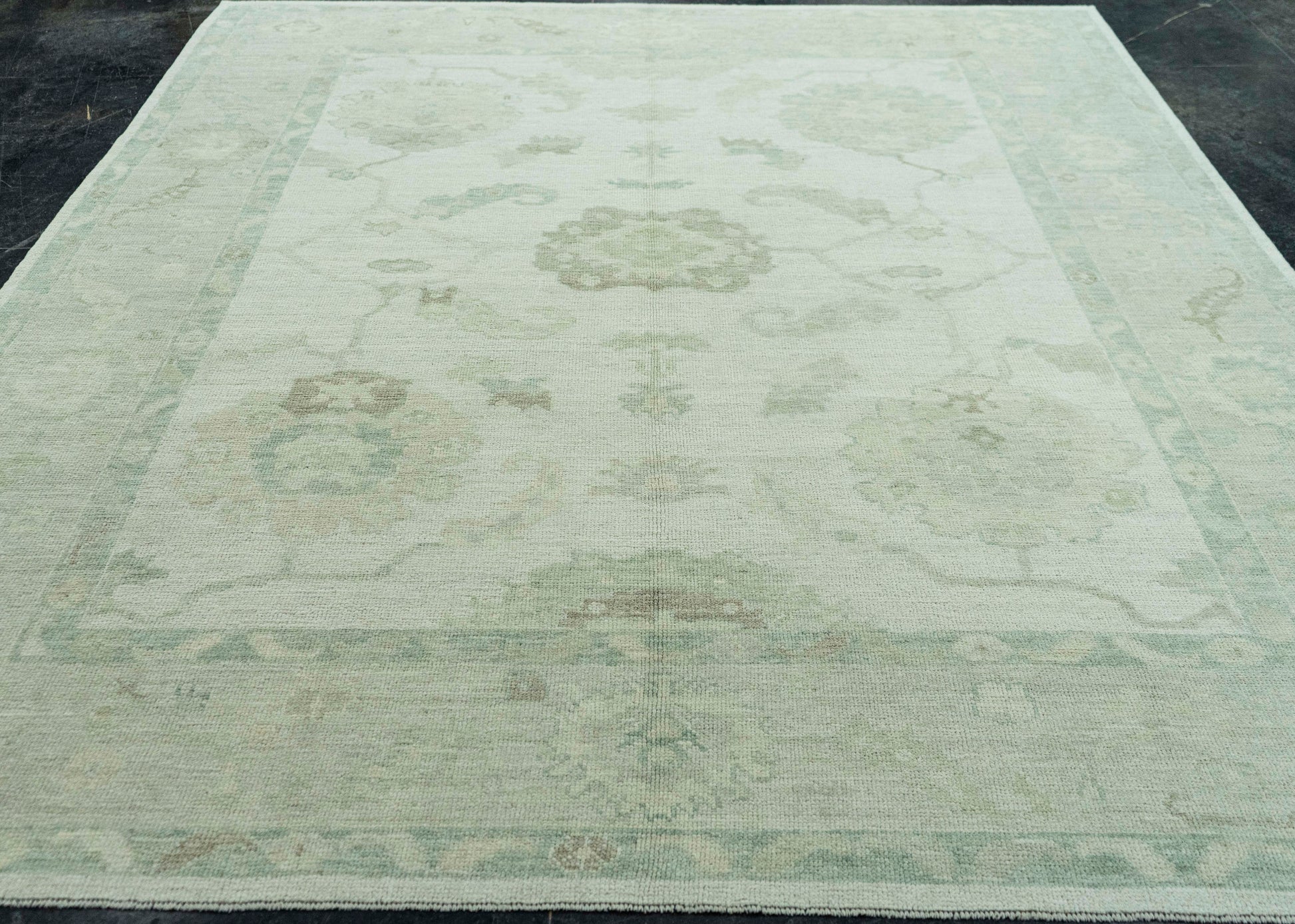 Turkish Oushak Rug 8'1" x 9'9" #19403