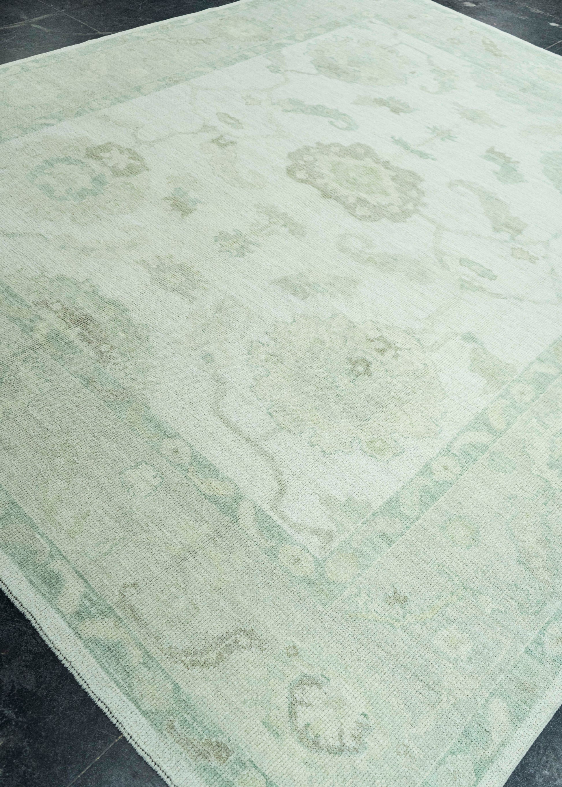 Turkish Oushak Rug 8'1" x 9'9" #19403