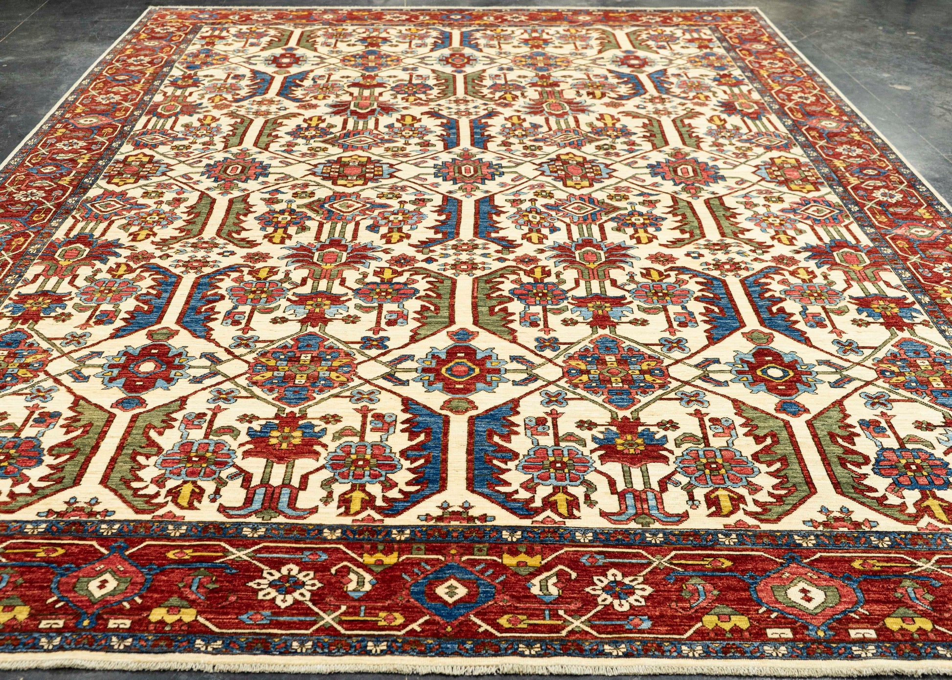 Oriental Handmade Rug  9'11" x 13'11" #22821