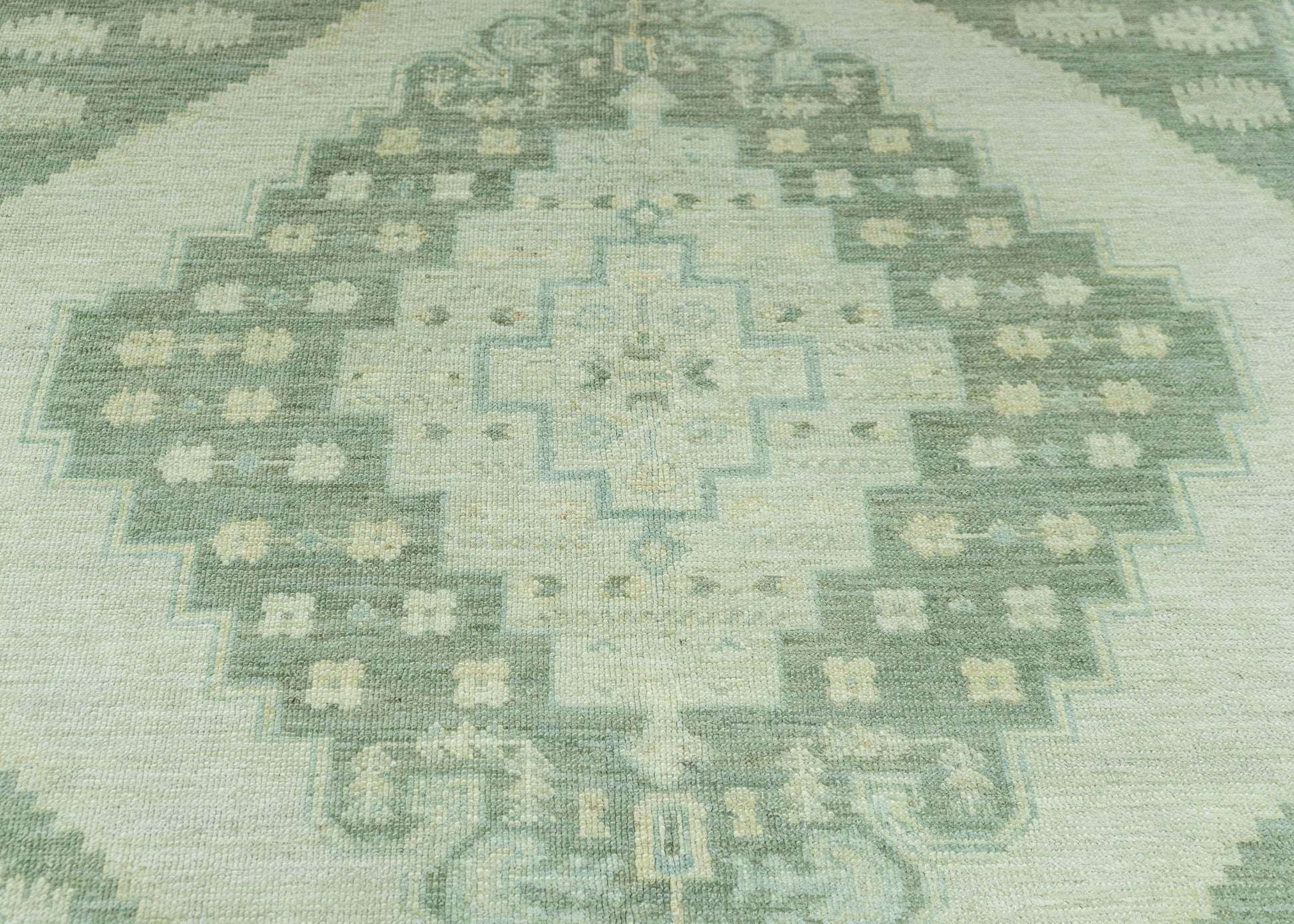 Turkish Oushak Antique Look Rug 8'4" x 10'6" #20071