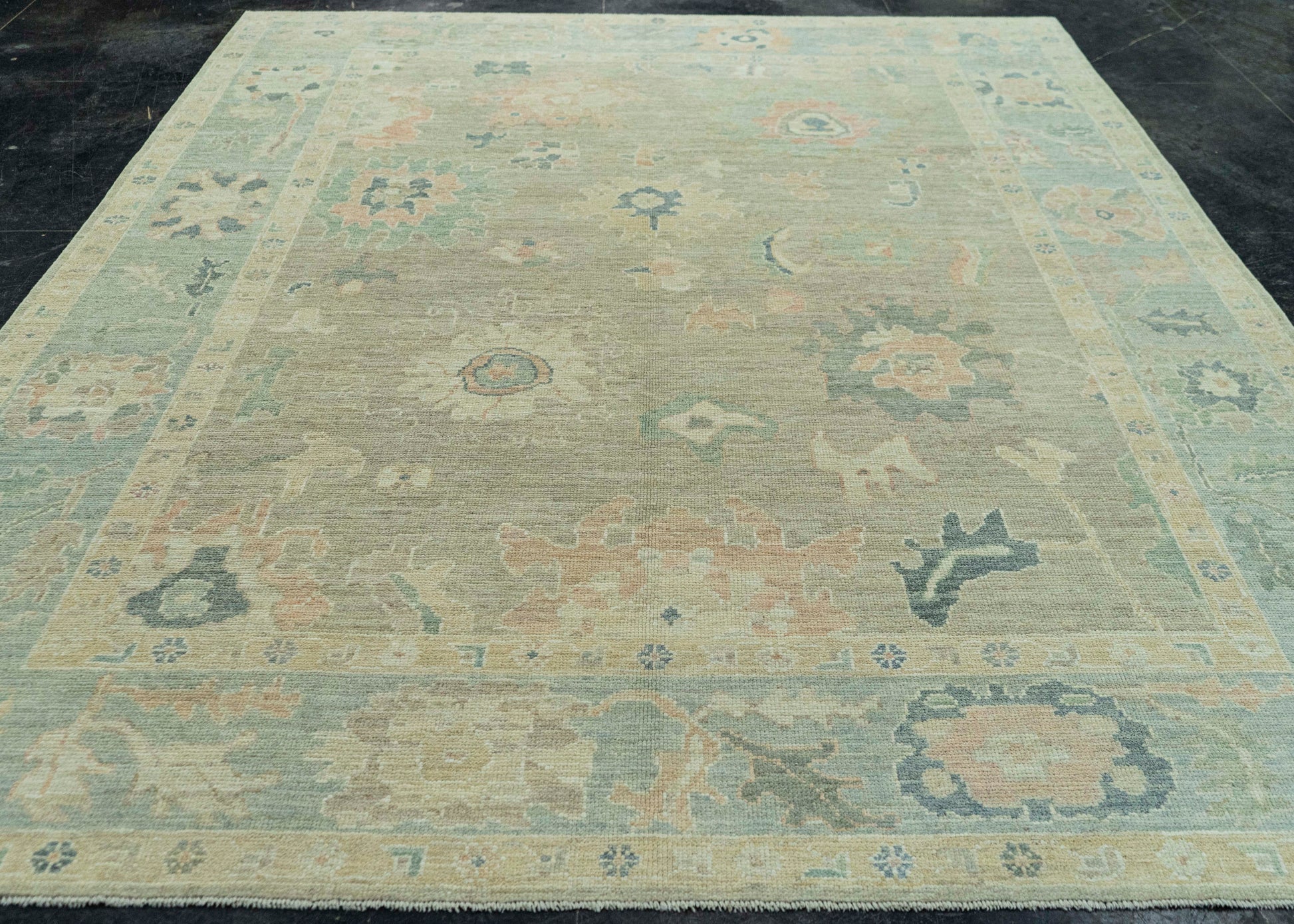 Turkish Oushak Rug 8'4" x 10'6" #19392