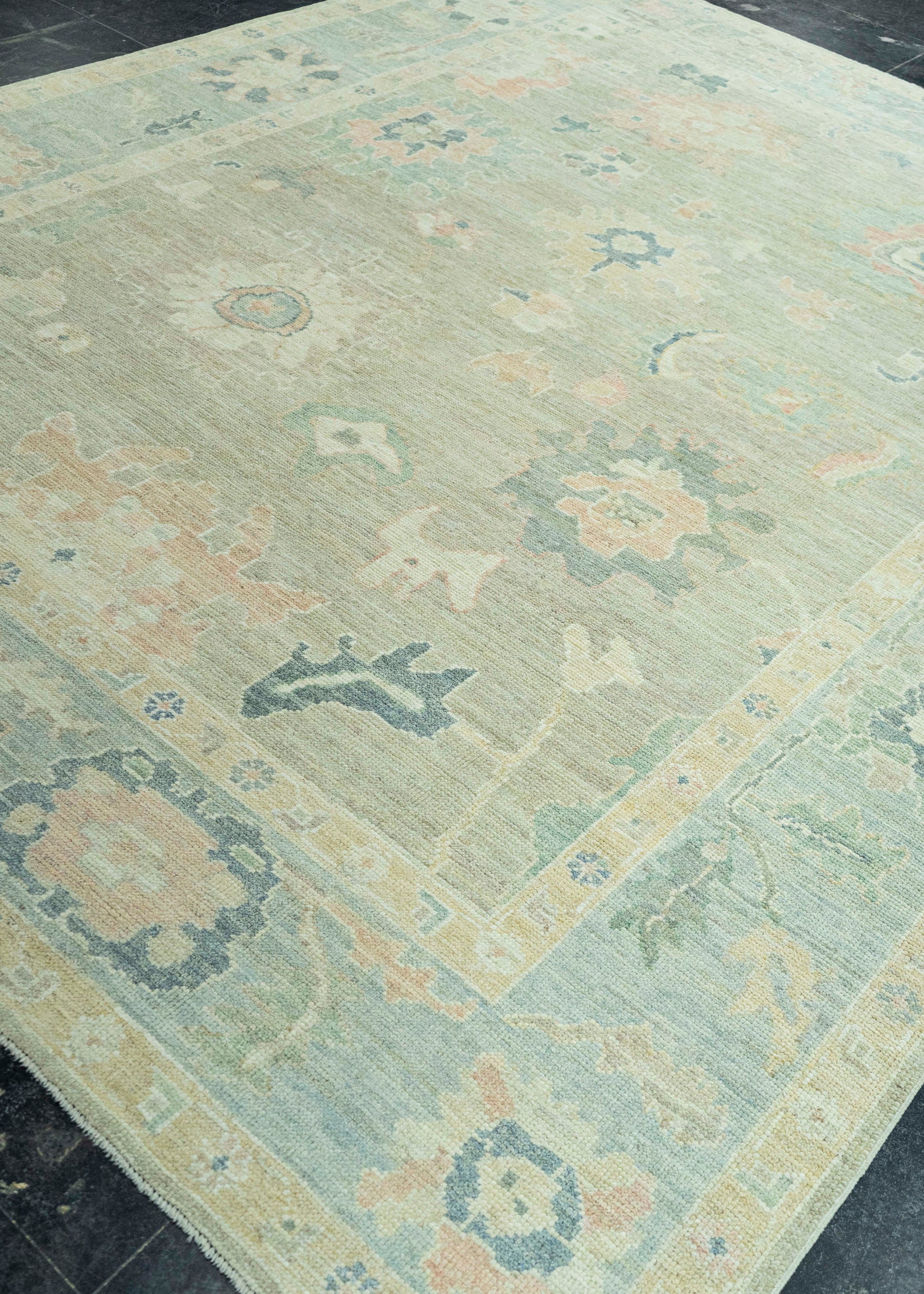 Turkish Oushak Rug 8'4" x 10'6" #19392