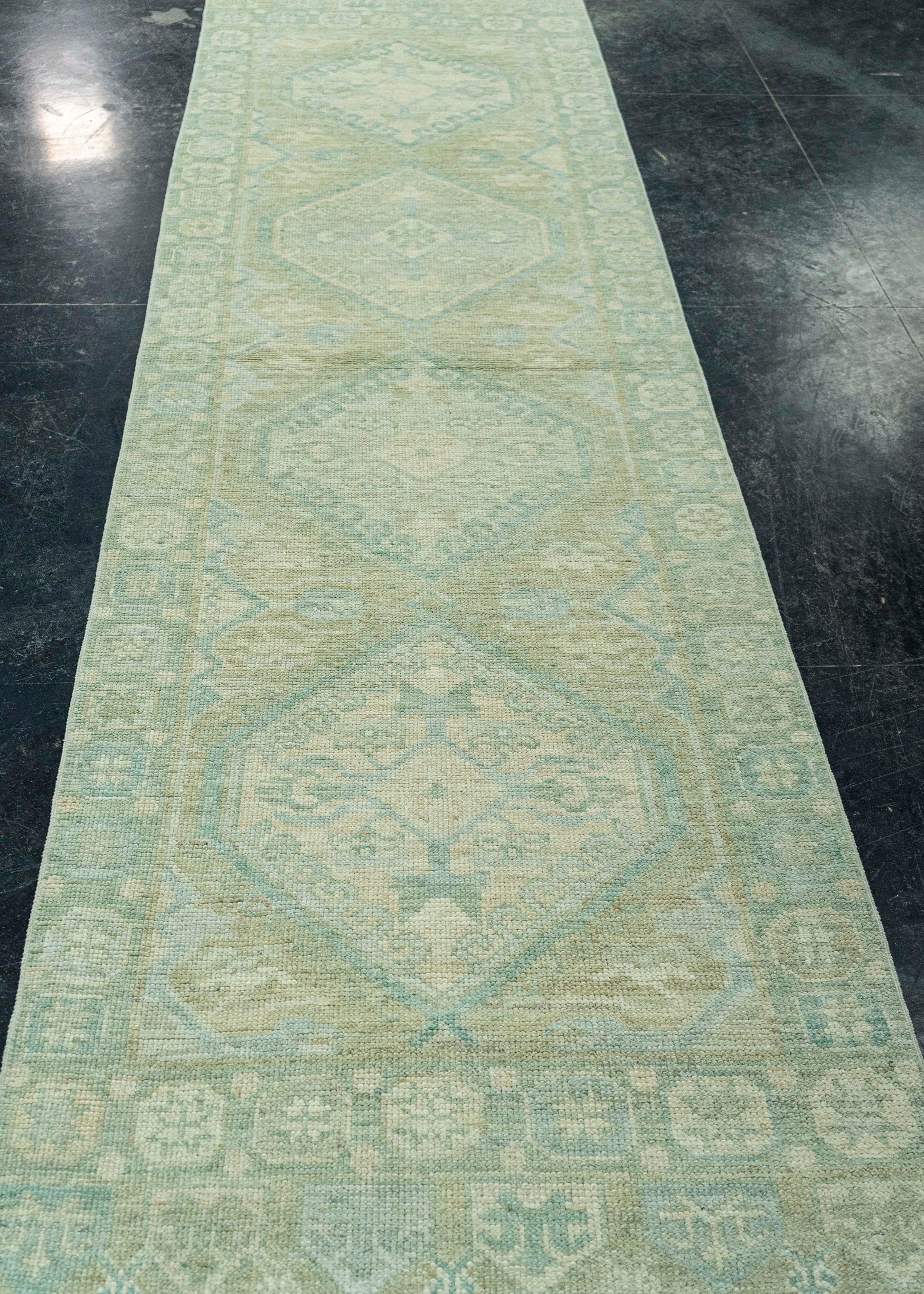 Turkish Oushak Rug 2'10" x 10'6" #20040