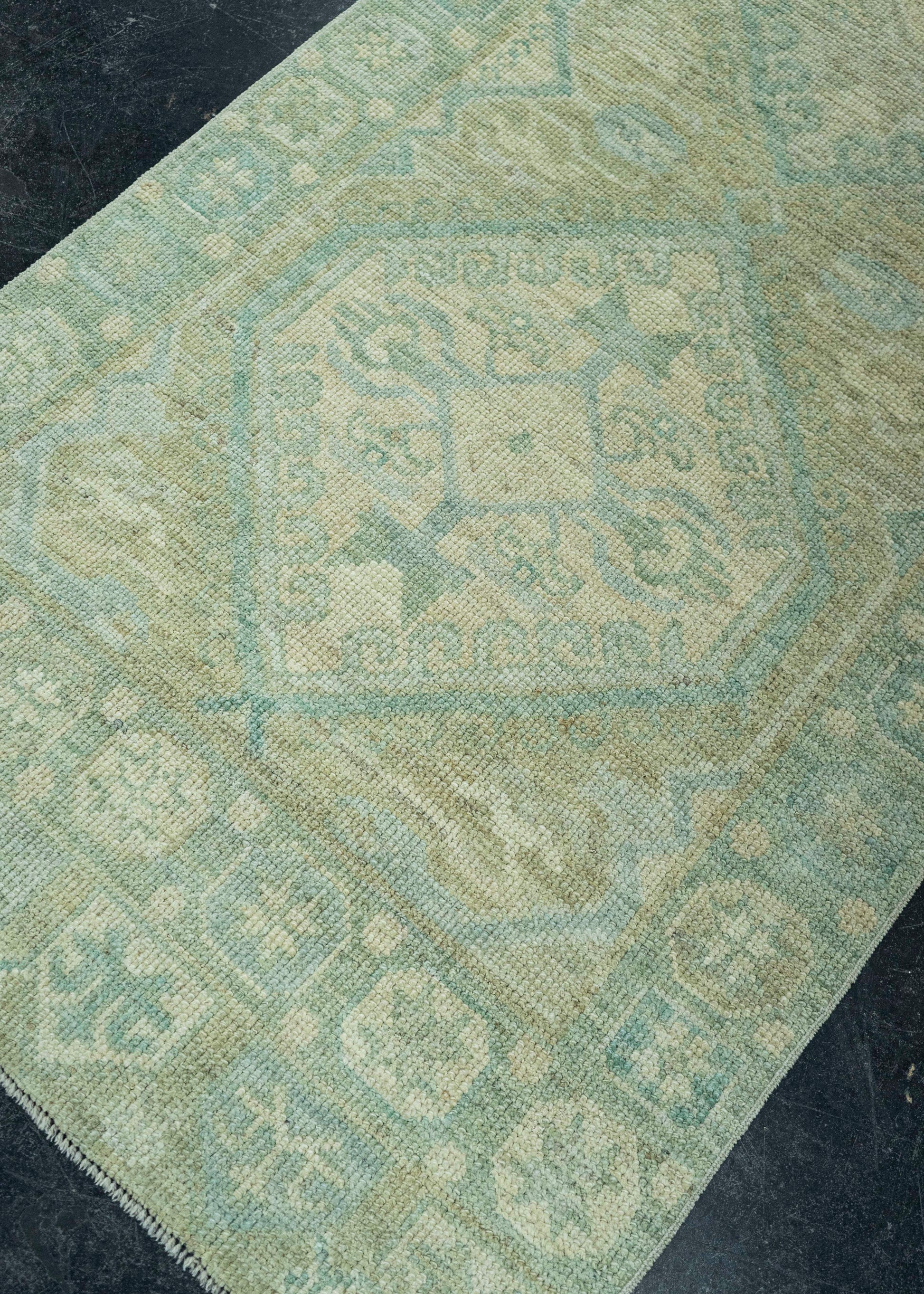 Turkish Oushak Rug 2'10" x 10'6" #20040