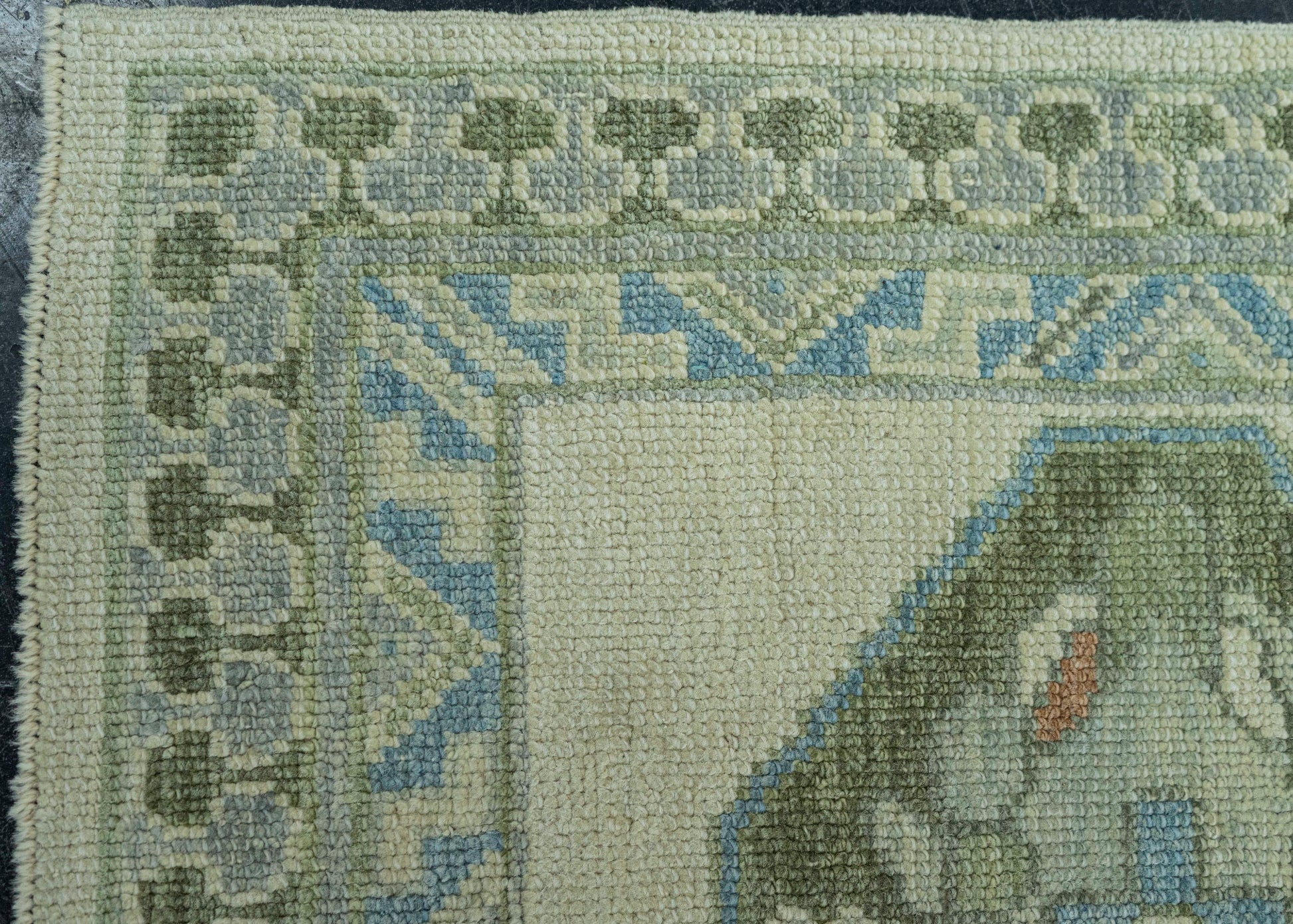 Turkish Oushak Rug 2'7" x 10'8" #19226
