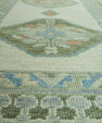 Turkish Oushak Rug 2'7" x 10'8" #19226