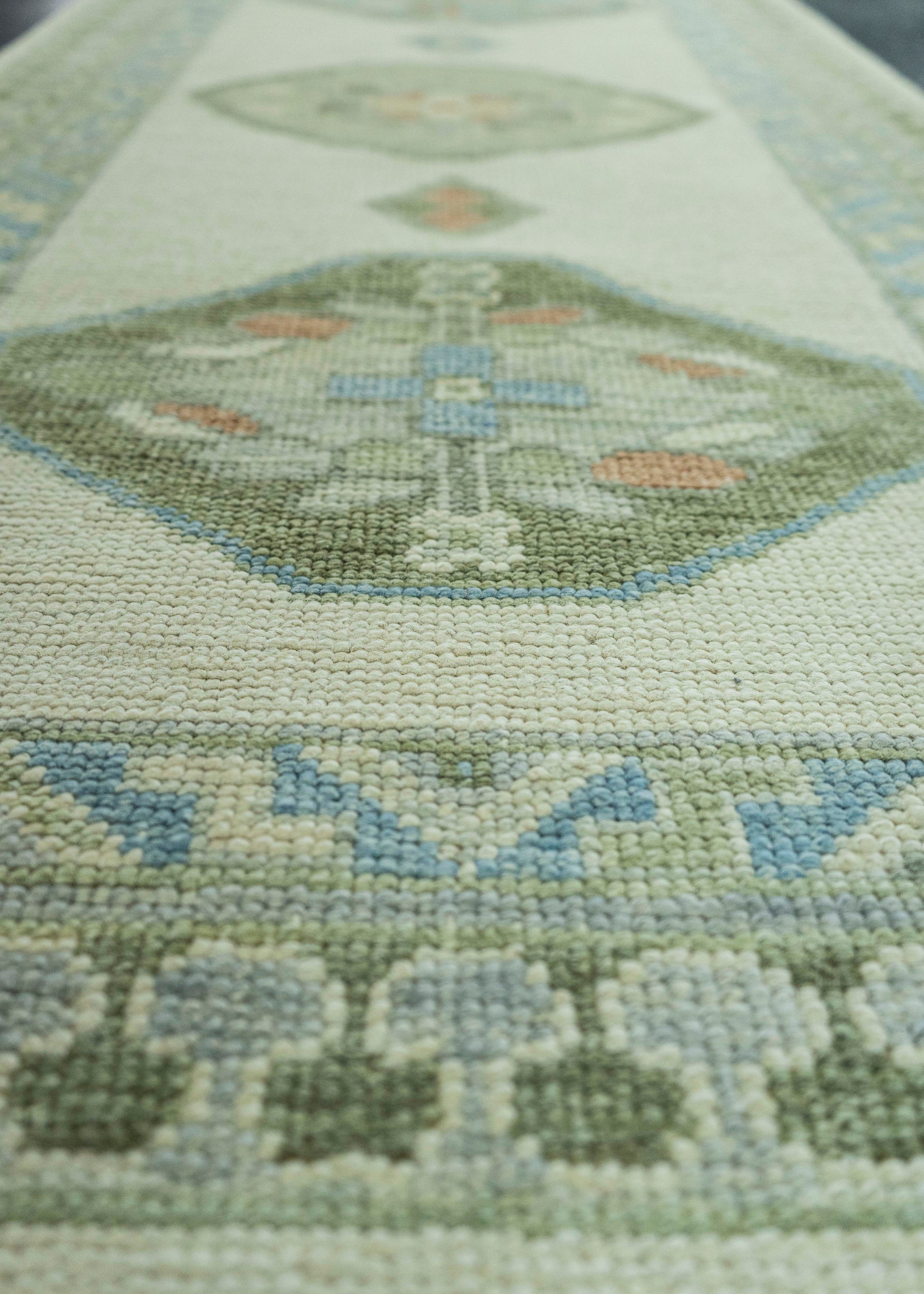Turkish Oushak Rug 2'7" x 10'8" #19226