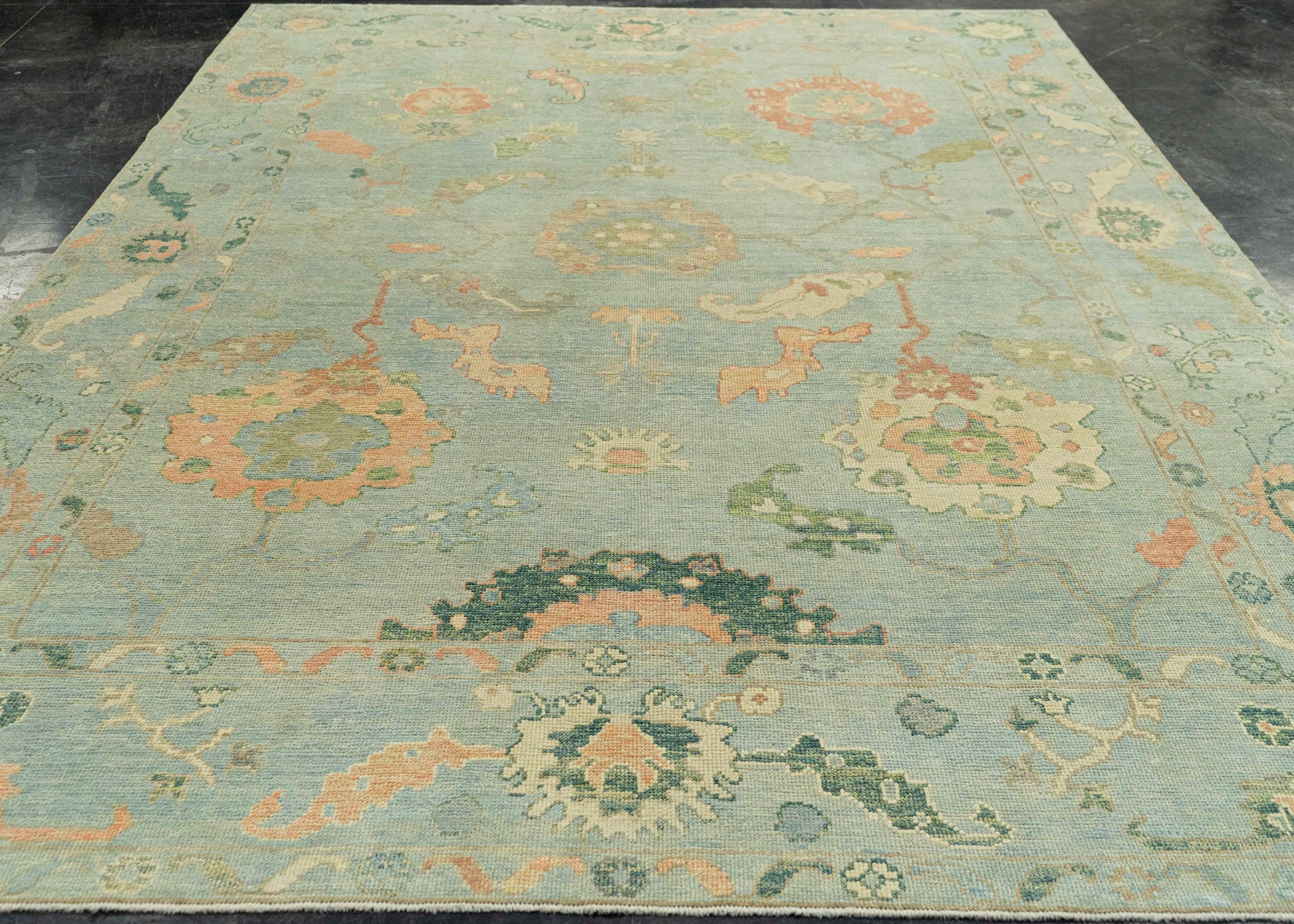 Turkish Oushak Rug 8'8" x 12'3" #22193