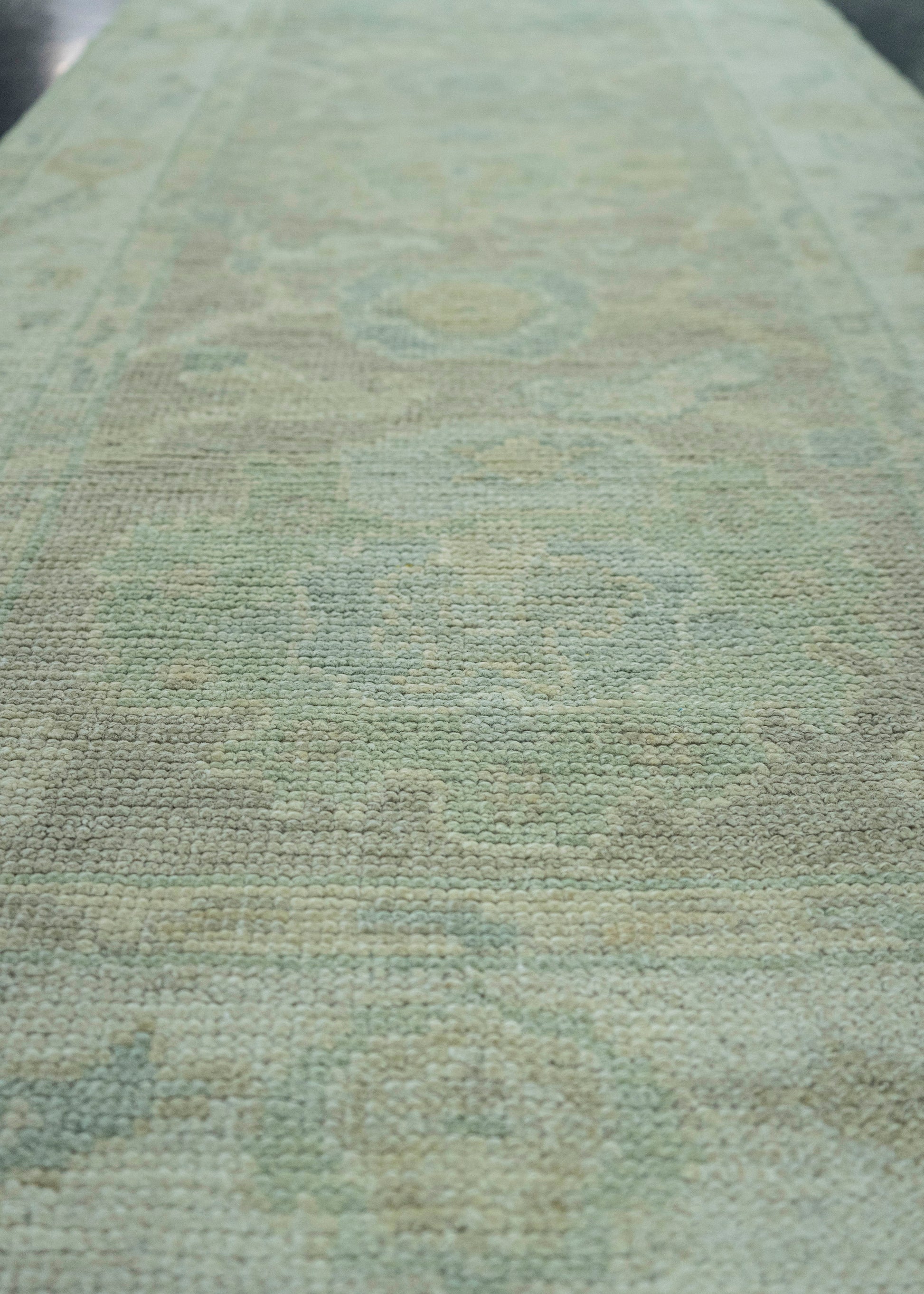 Turkish Oushak Rug 2'6" x 10'1" #19239