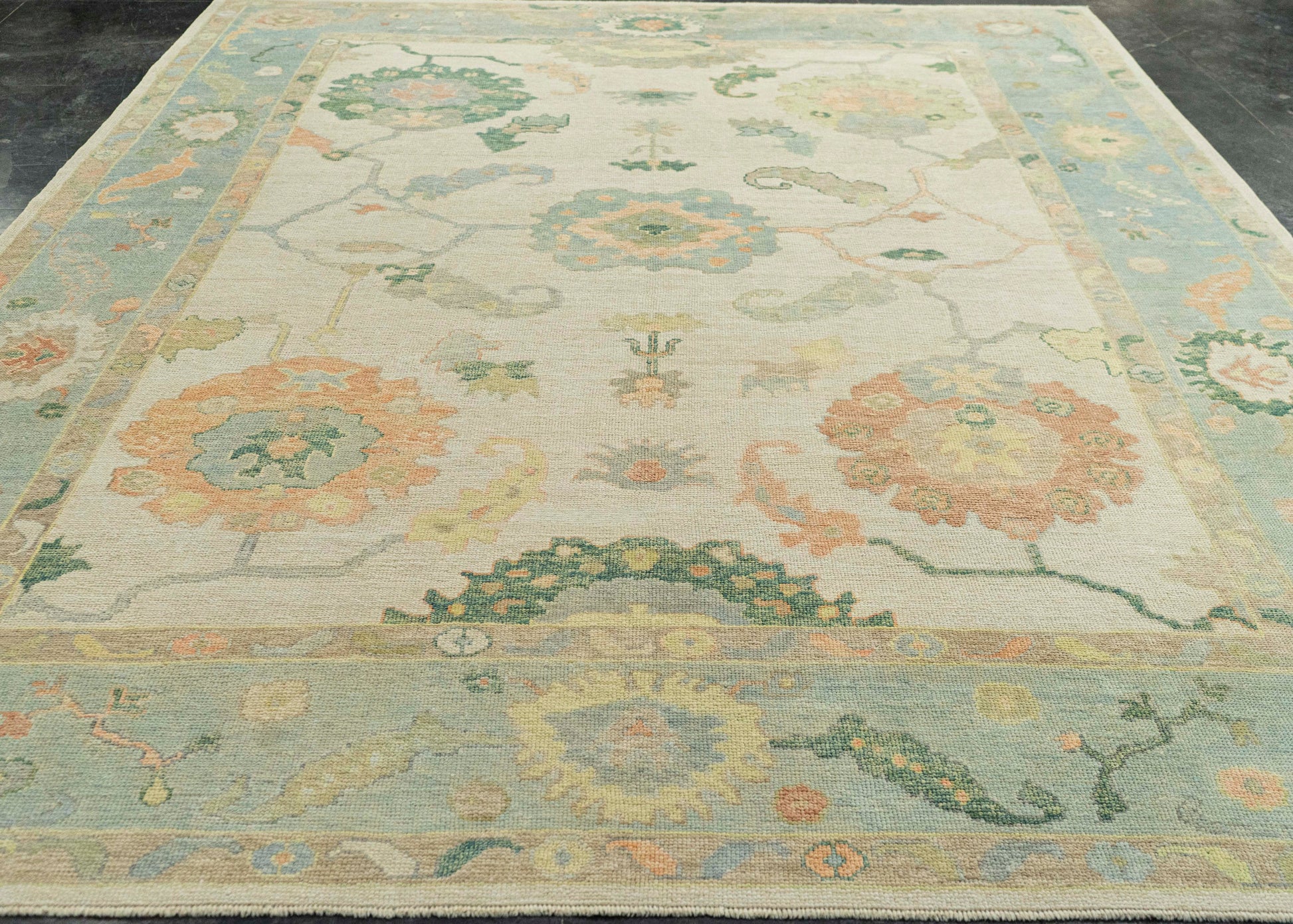 Turkish Oushak Rug 9'4" x 13' #22216