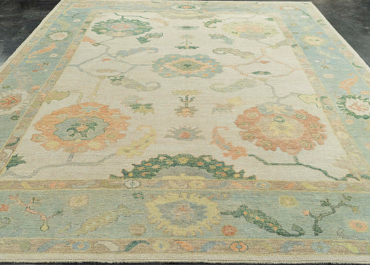 Turkish Oushak Rug 9'4" x 13' #22216