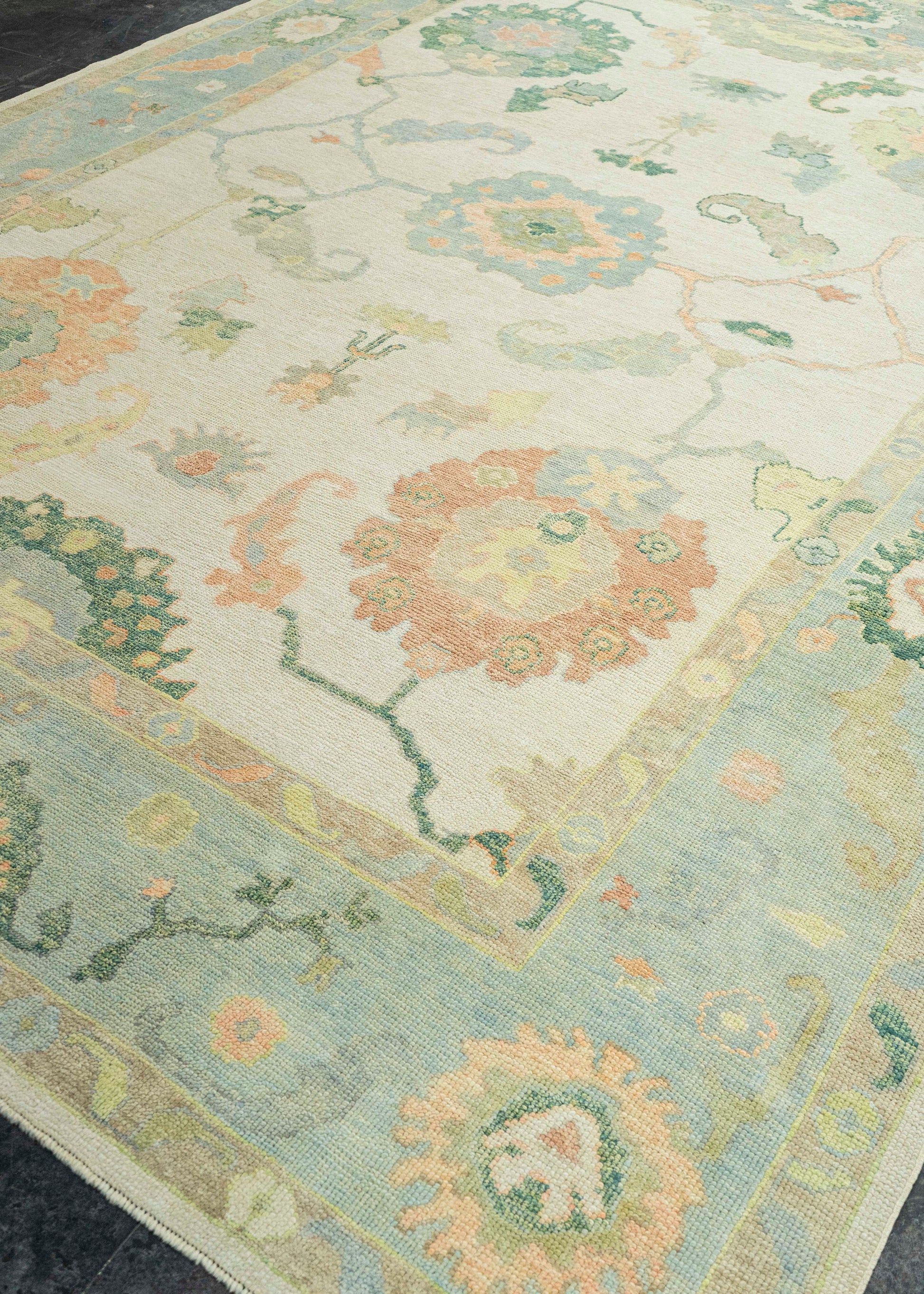 Turkish Oushak Rug 9'4" x 13' #22216